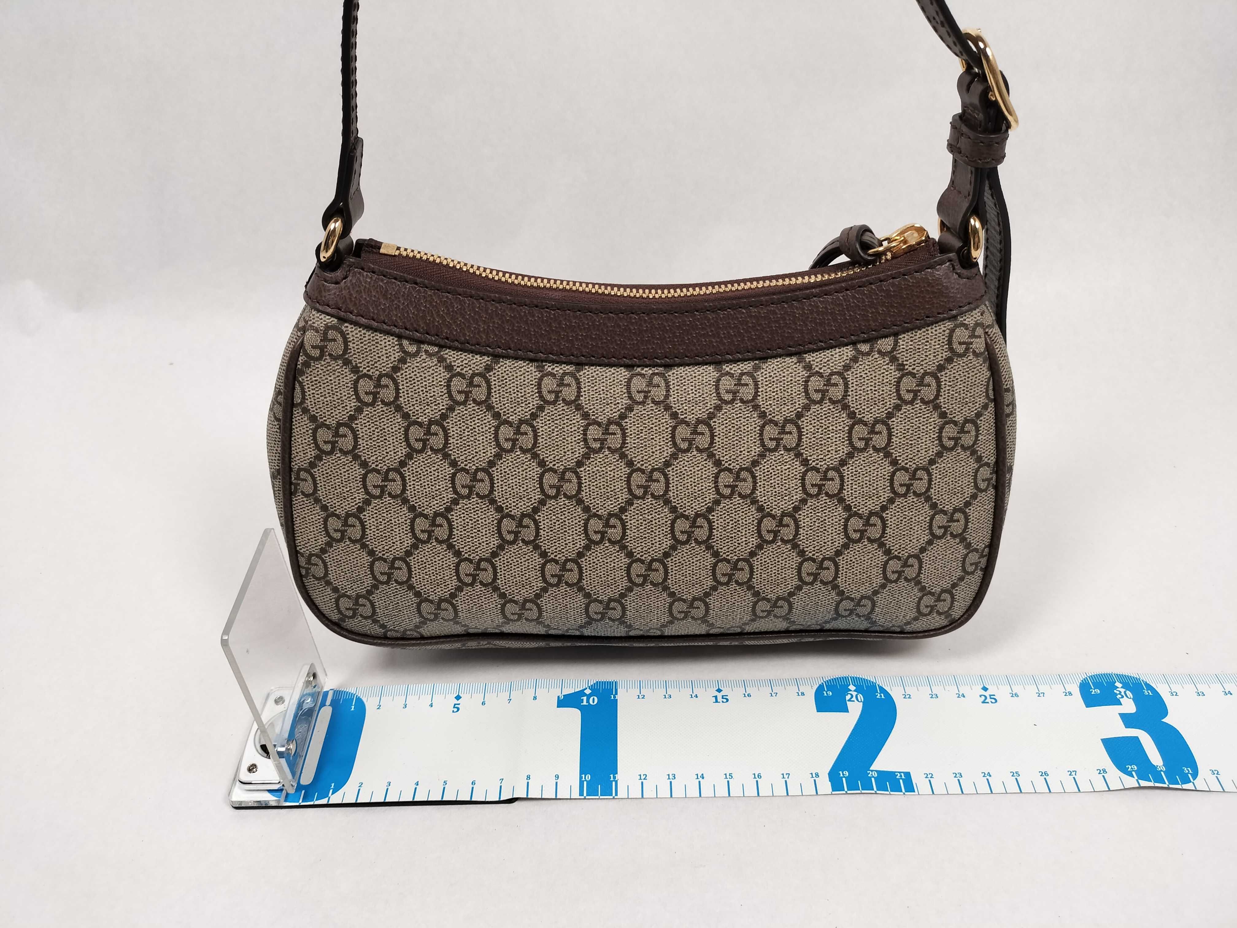 GG Supreme ID-GG Supreme canvas shoulder bag, brown. — view 2