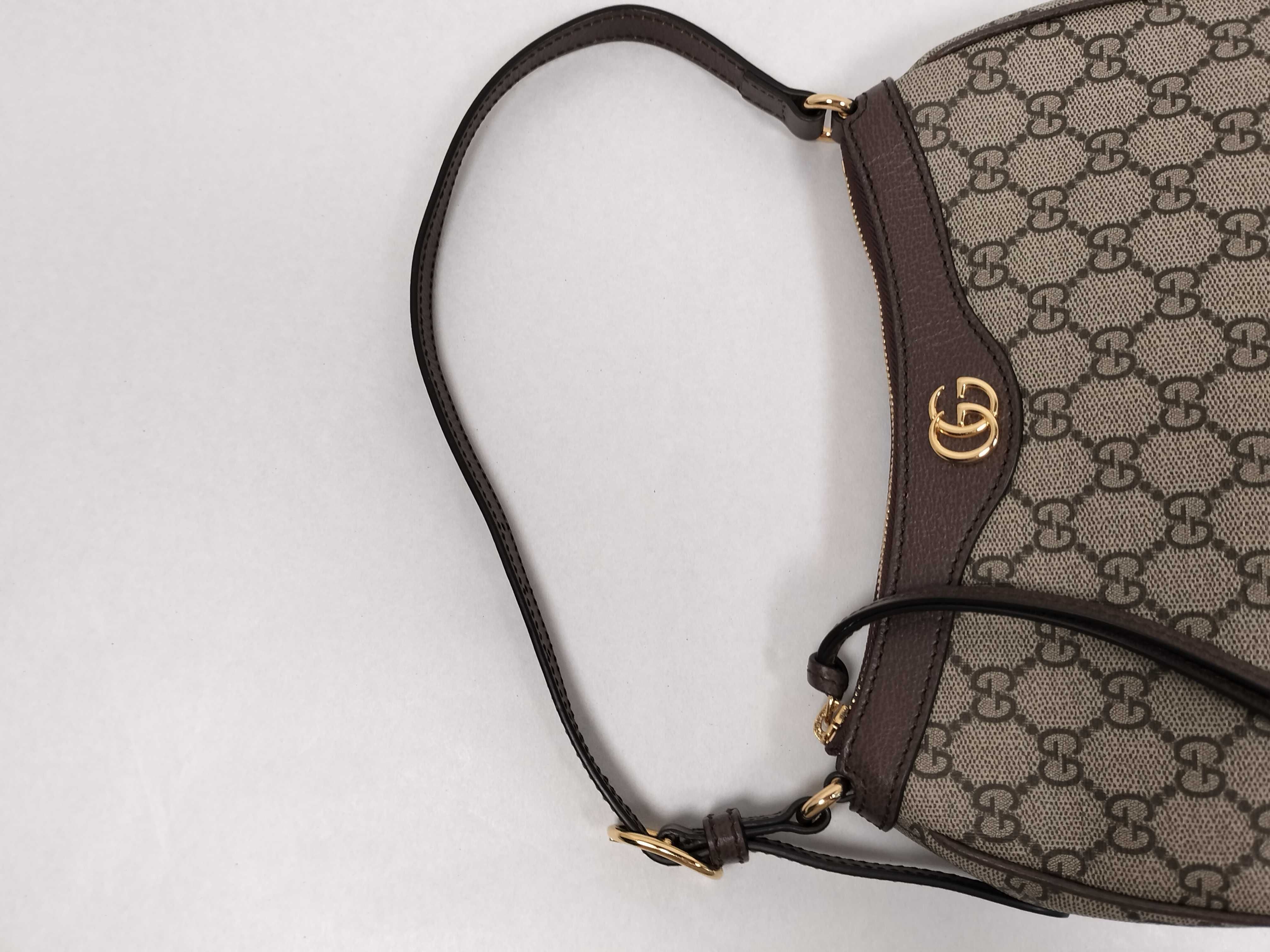 GG Supreme ID-GG Supreme canvas shoulder bag, brown. — view 3