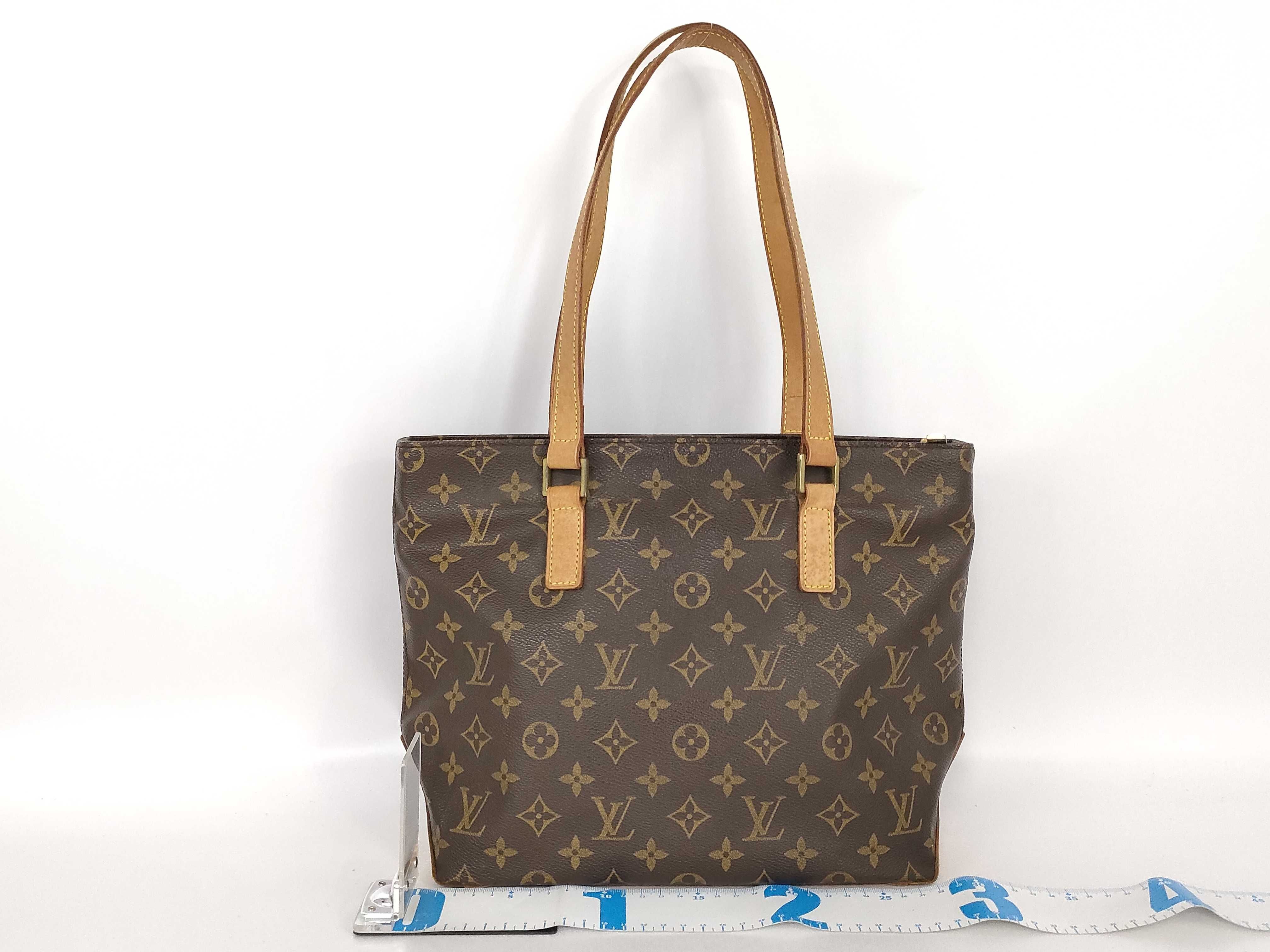 Monogram Cabas Piano Tote Bag, Brown Leather, M51148/VI0062 (Tote Bag) — view 2