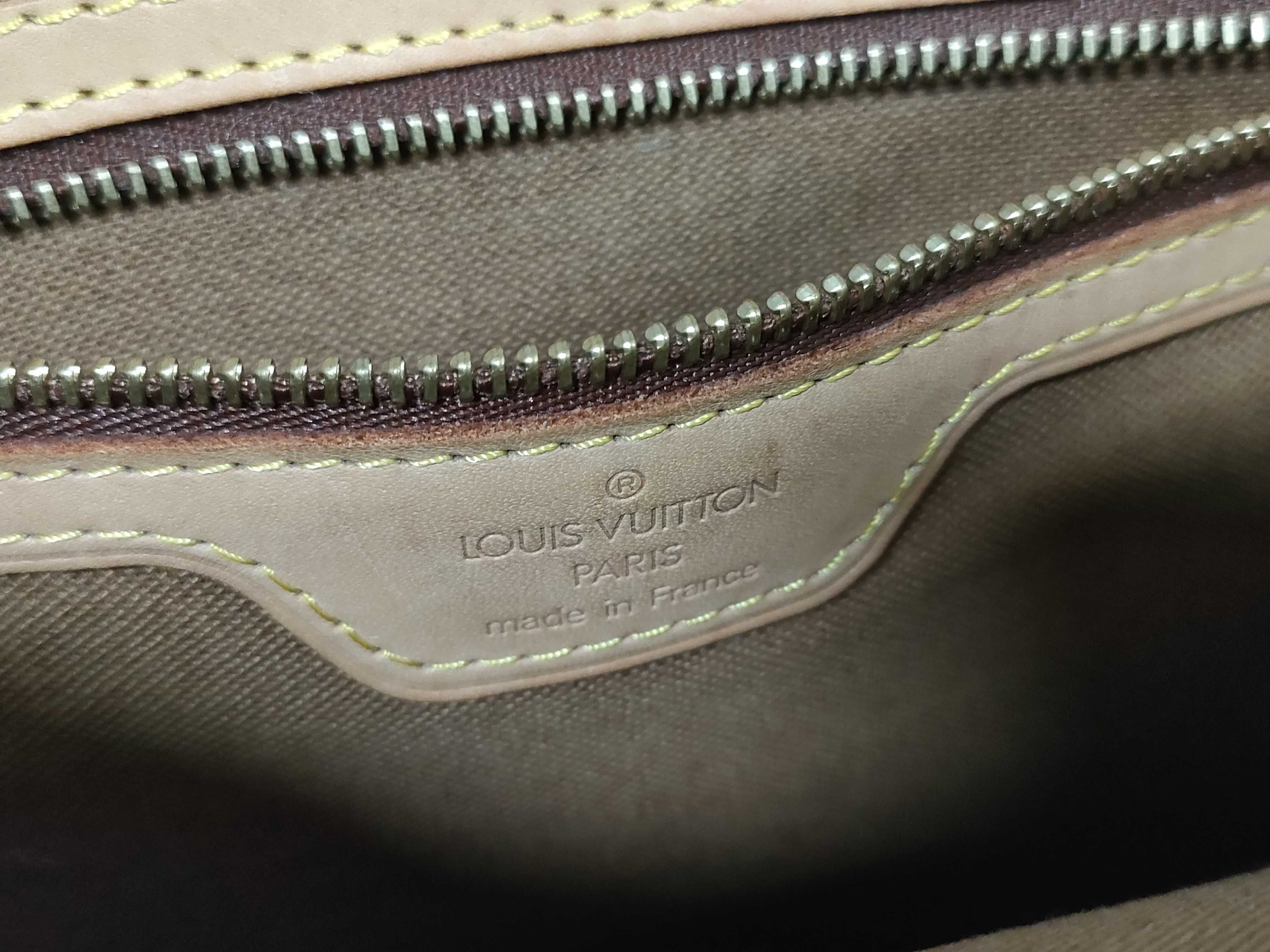 Monogram Cabas Piano Tote Bag, Brown Leather, M51148/VI0062 (Tote Bag) — view 12