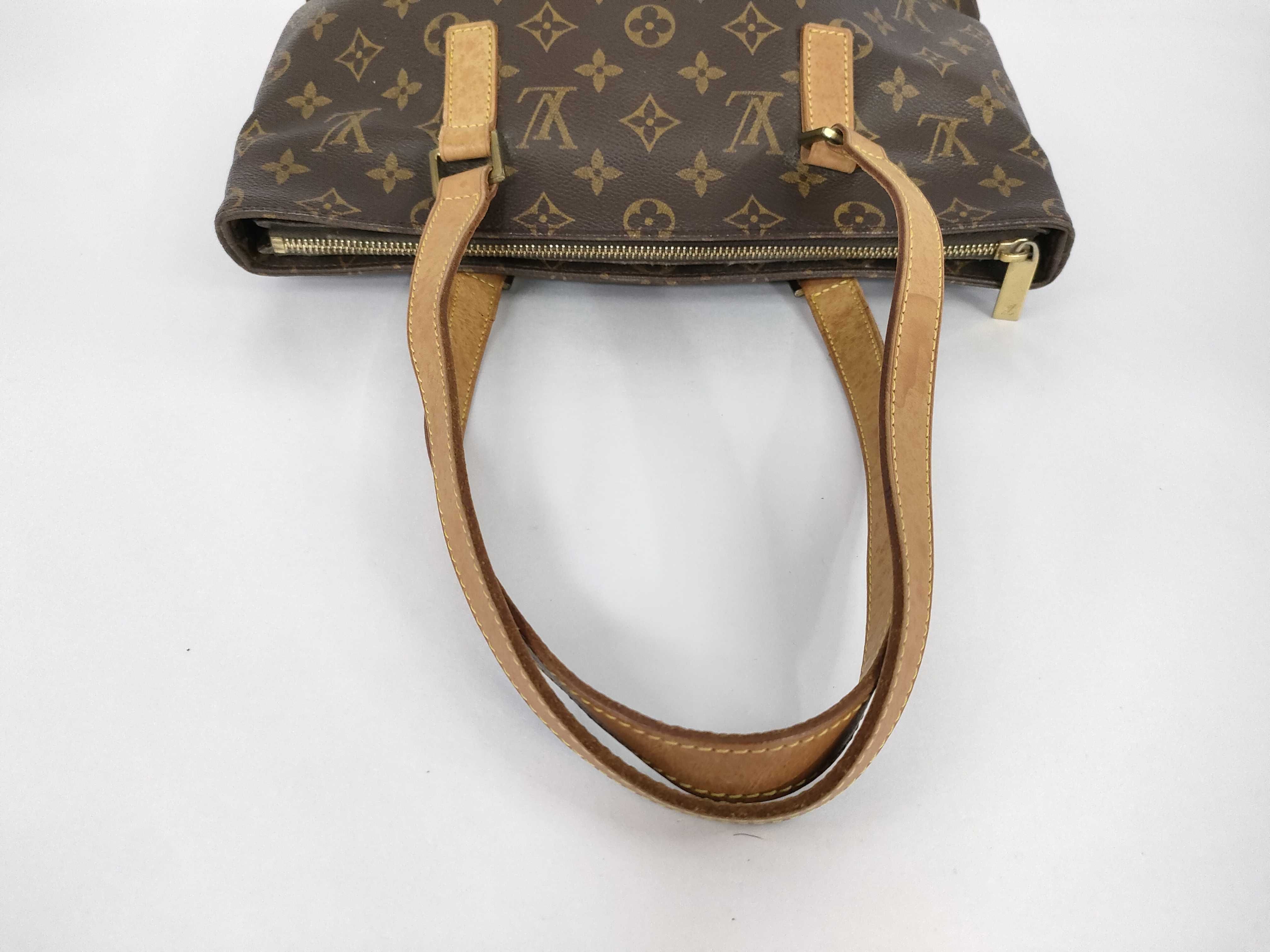 Monogram Cabas Piano Tote Bag, Brown Leather, M51148/VI0062 (Tote Bag) — view 3