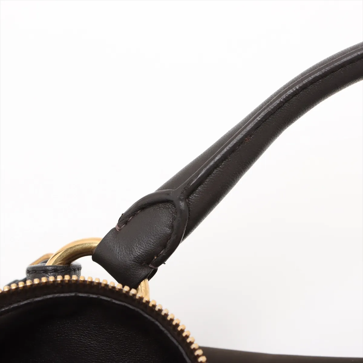 Nylon x Leather 2WAY Handbag Green BN2002 Bearer Guarantee — view 12