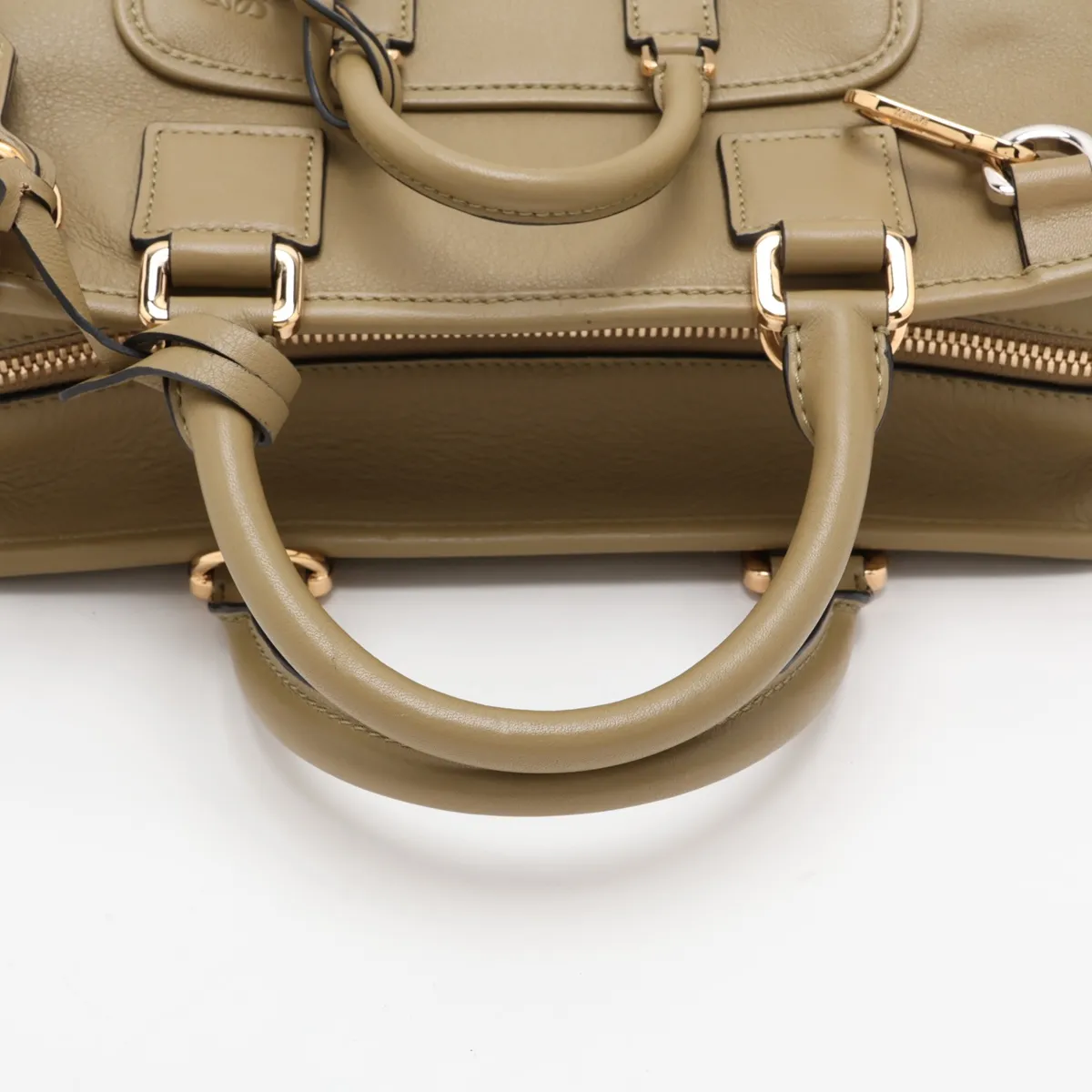Amazona 28 Multiplication Leather 2-Way Handbag, Green — view 5