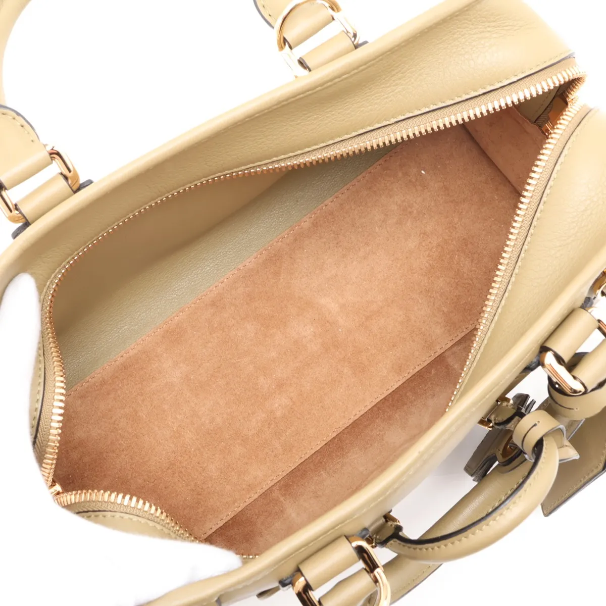 Amazona 28 Multiplication Leather 2-Way Handbag, Green — view 8