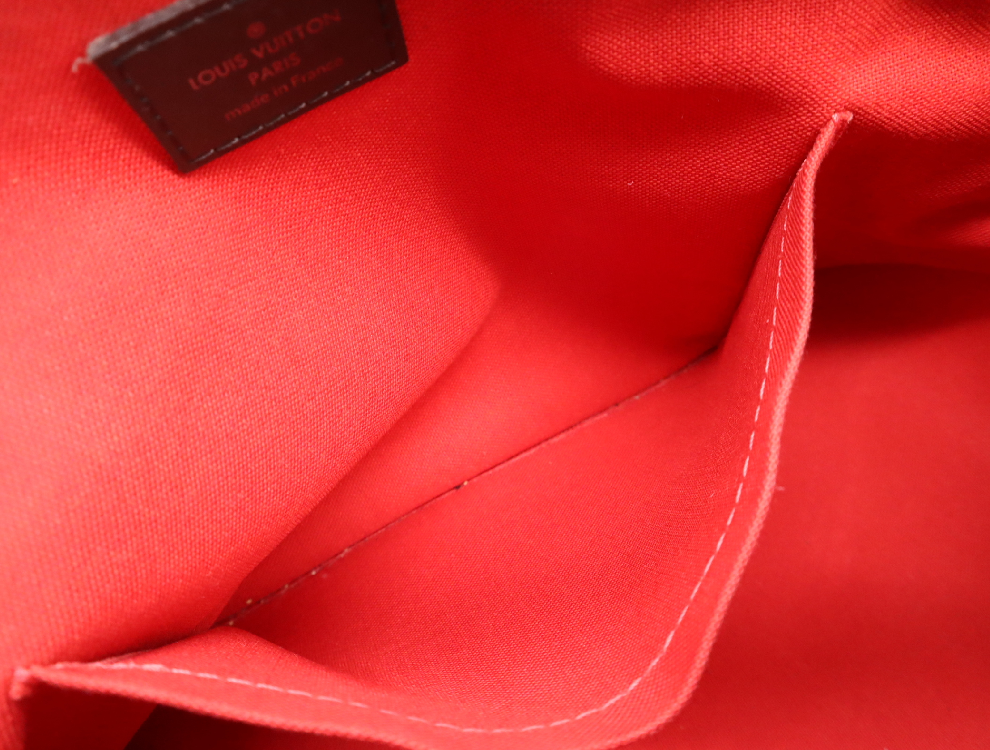 N41117 Damier Verona PM Handbag with padlock, 2 keys, clochette, and dust bag. — view 13