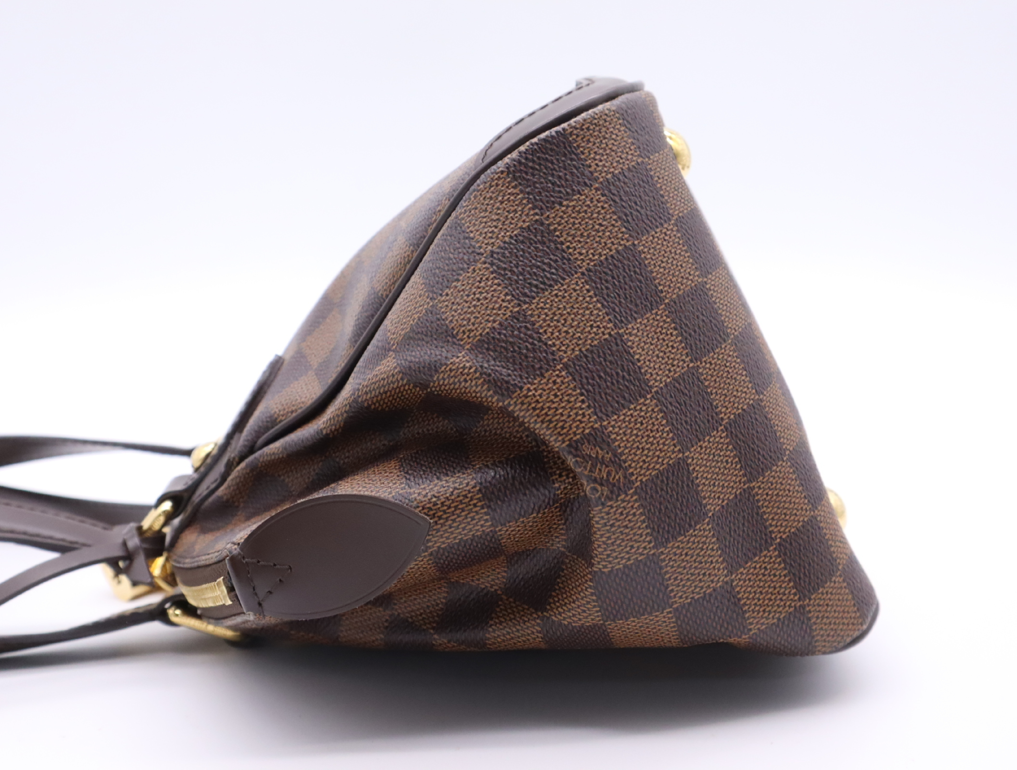 N41117 Damier Verona PM Handbag with padlock, 2 keys, clochette, and dust bag. — view 3