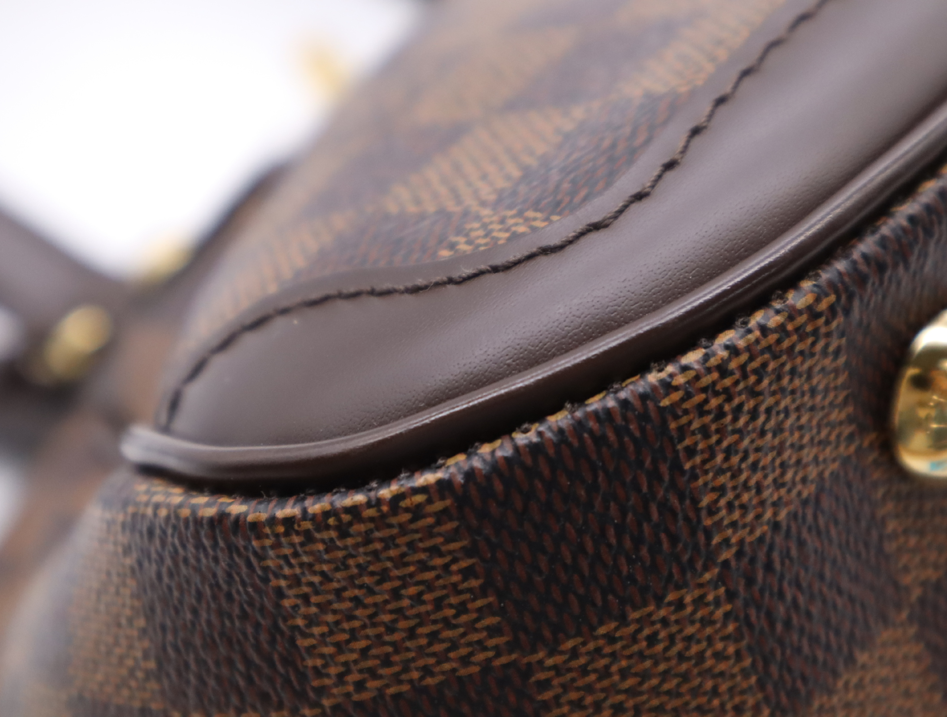 N41117 Damier Verona PM Handbag with padlock, 2 keys, clochette, and dust bag. — view 6