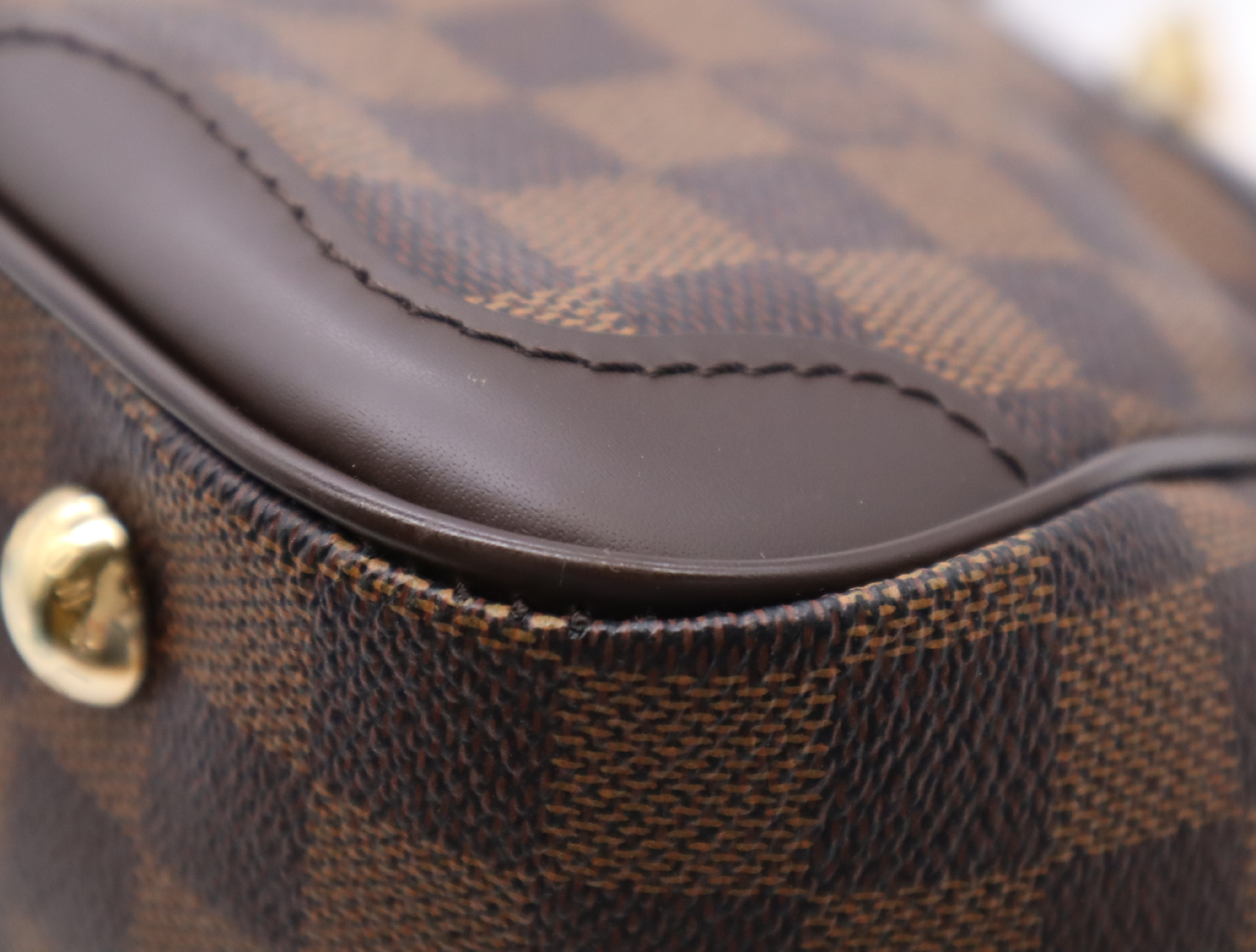 N41117 Damier Verona PM Handbag with padlock, 2 keys, clochette, and dust bag. — view 7