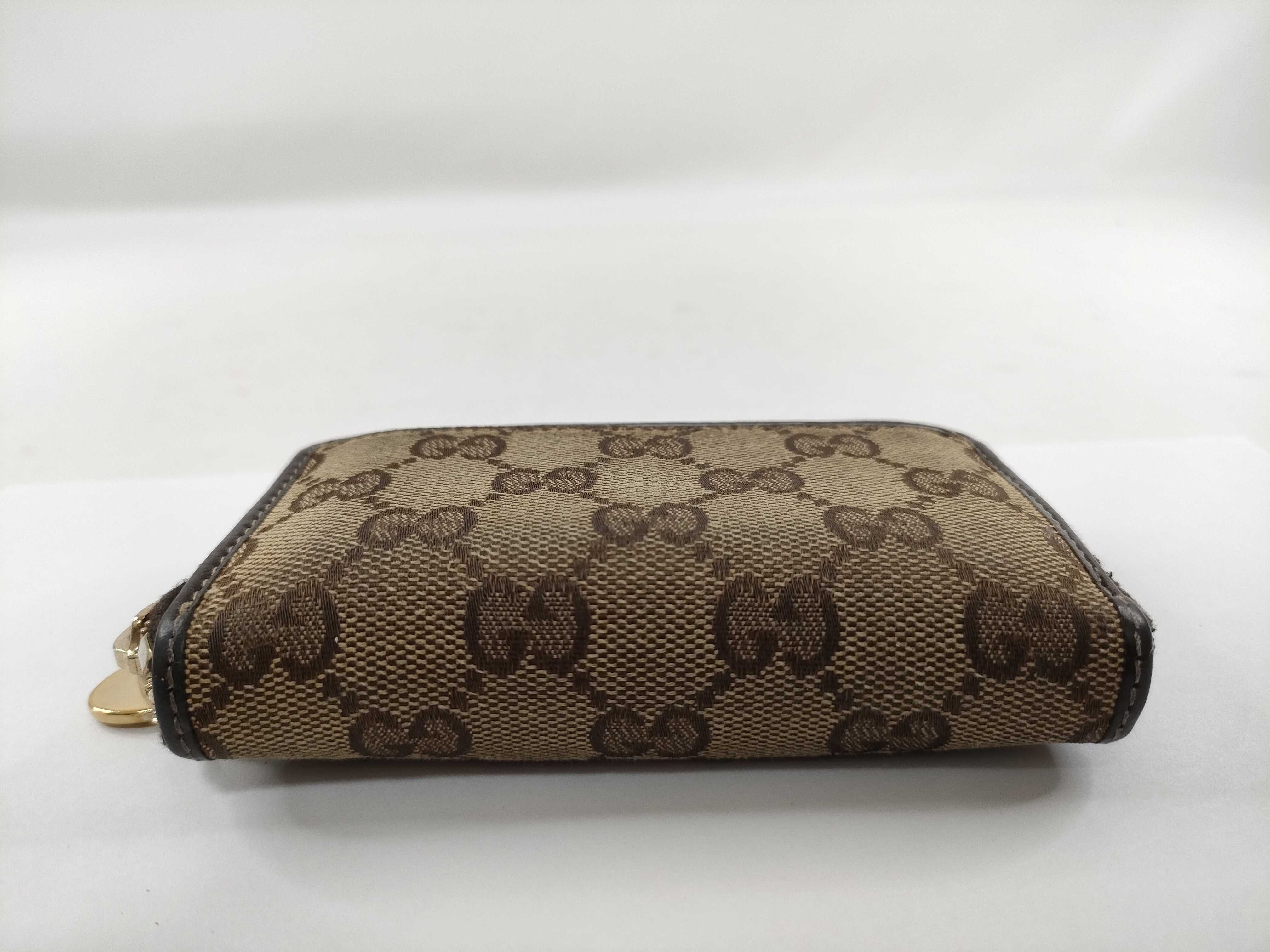 GG Canvas 628750-496085 Canvas Heart Charm Card Case (Card Case/Pass Case/Business Card Holder) — view 3