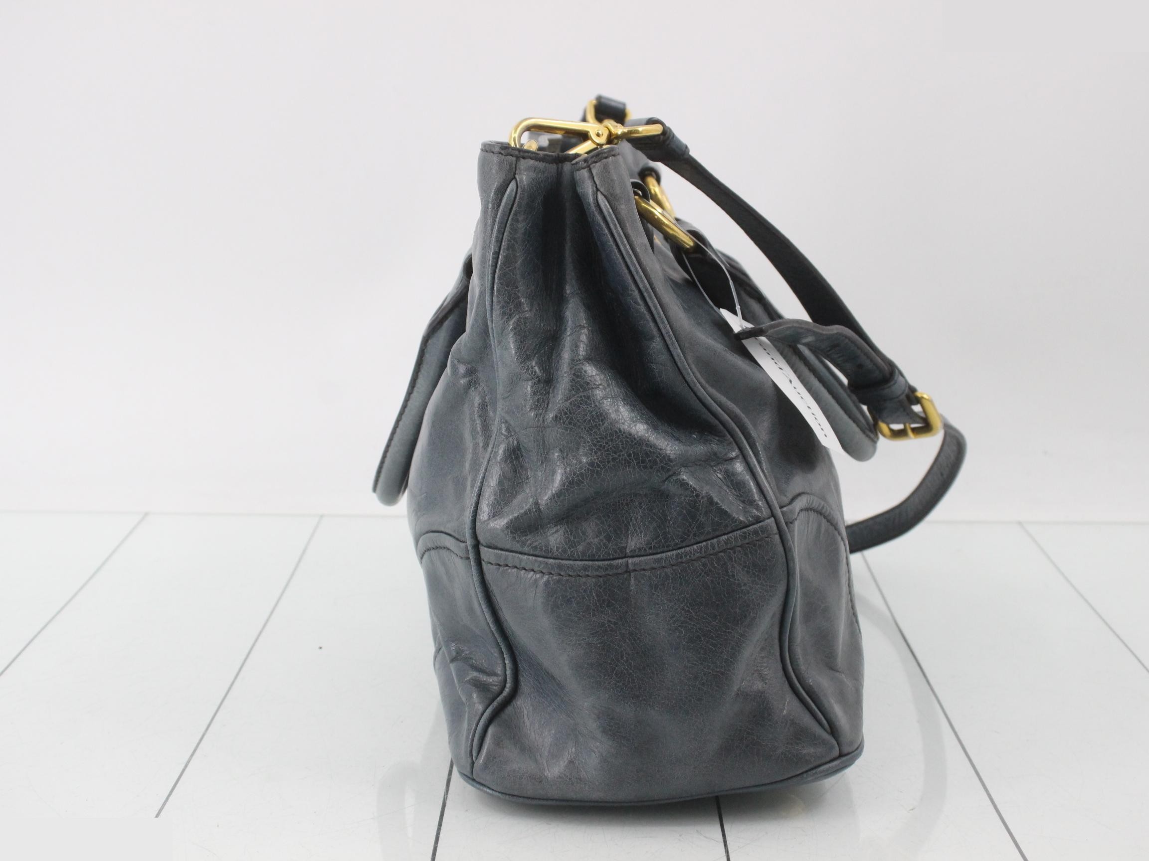 Leather 2-Way Tote Bag — view 4