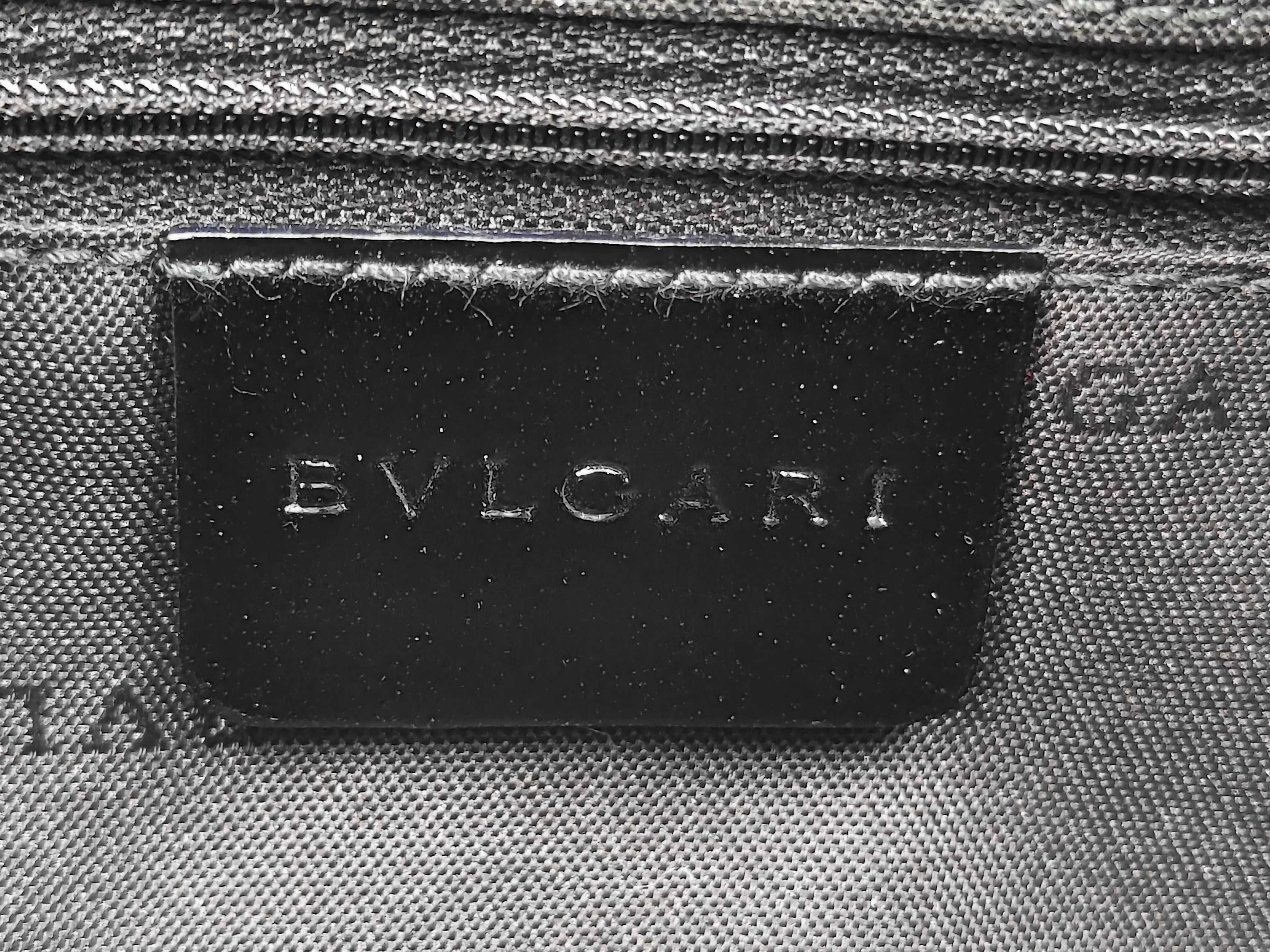 Bulgari cylindrical black denim B.zero1 bag — view 14