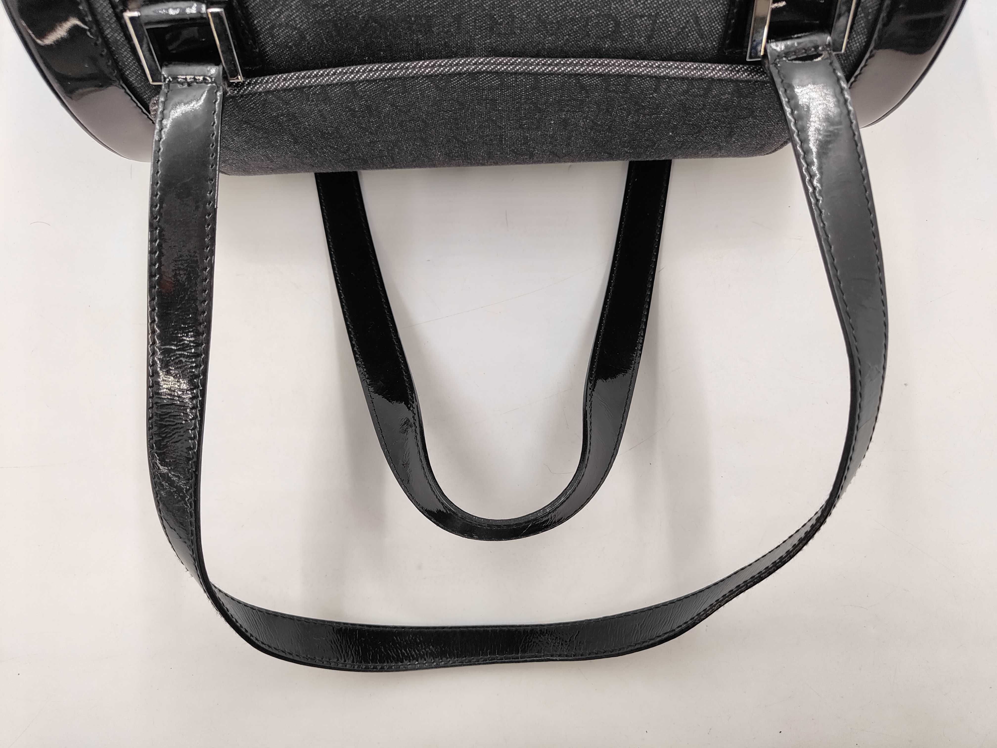 Bulgari cylindrical black denim B.zero1 bag — view 5