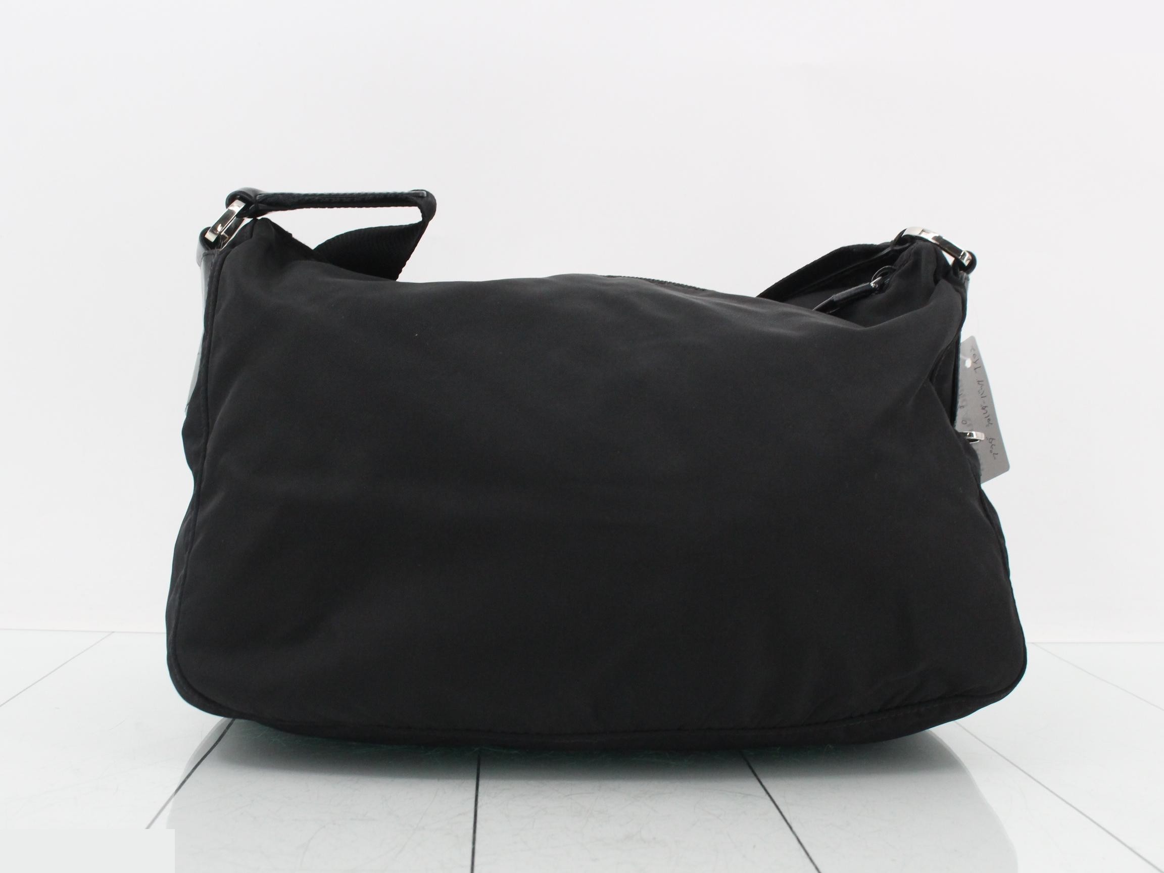 Nylon, black, bag — view 2