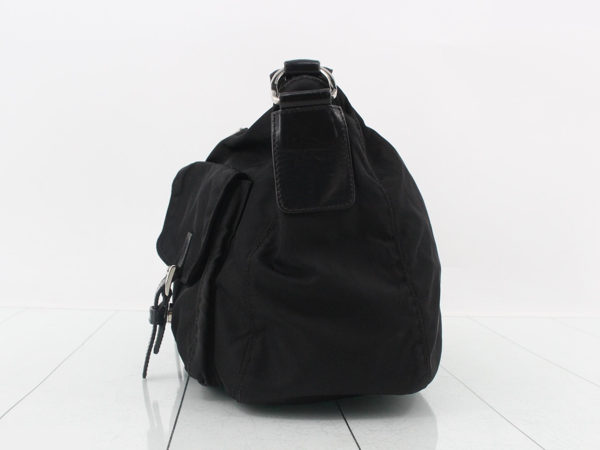 Nylon, black, bag — view 3