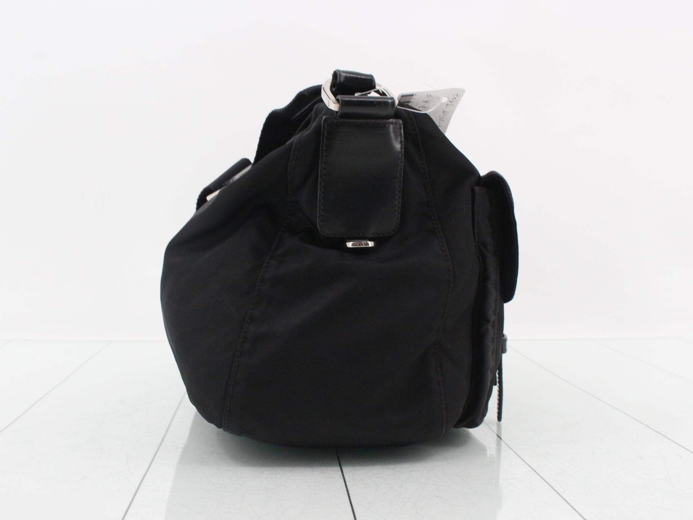 Nylon, black, bag — view 4
