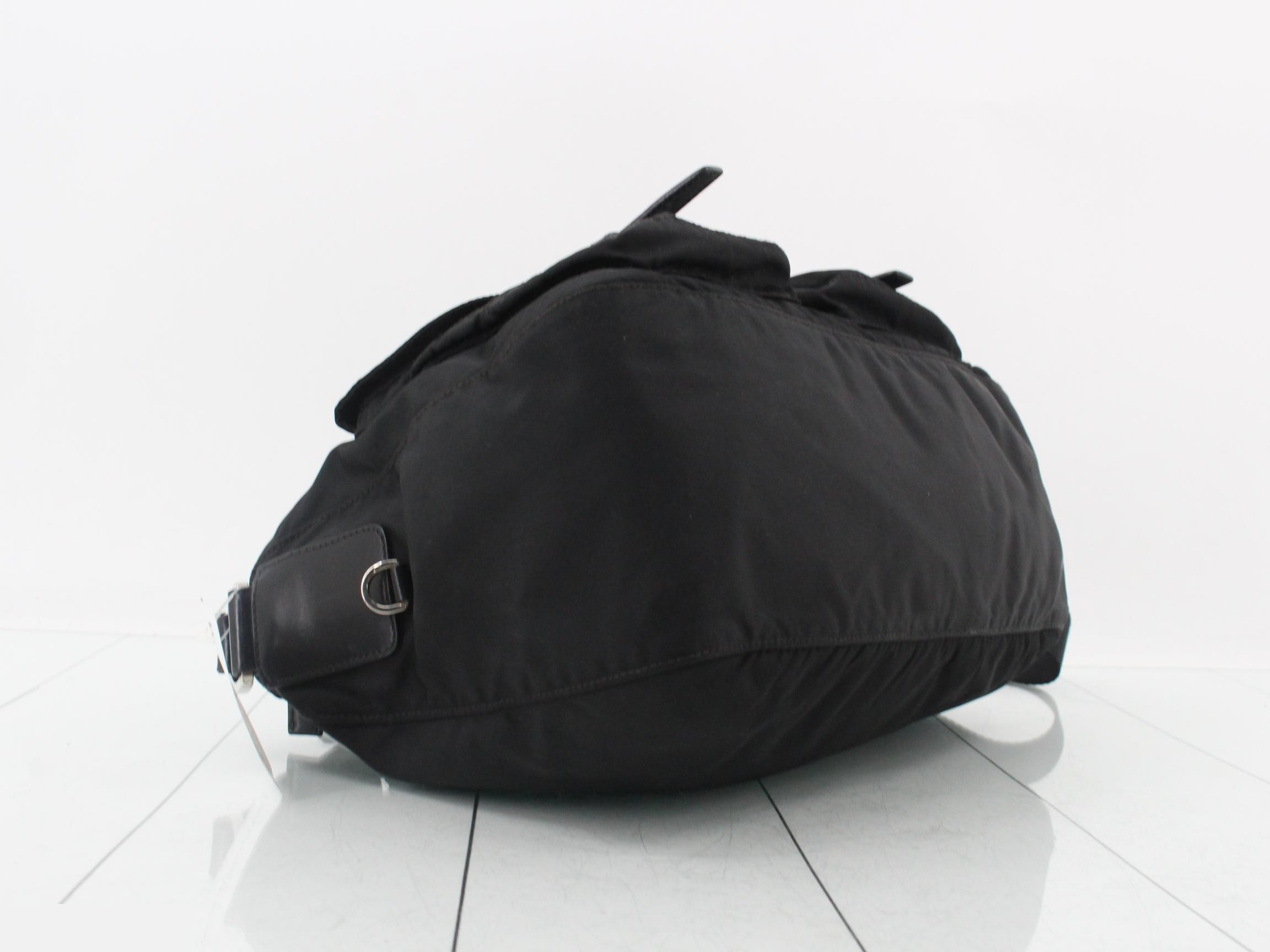 Nylon, black, bag — view 5