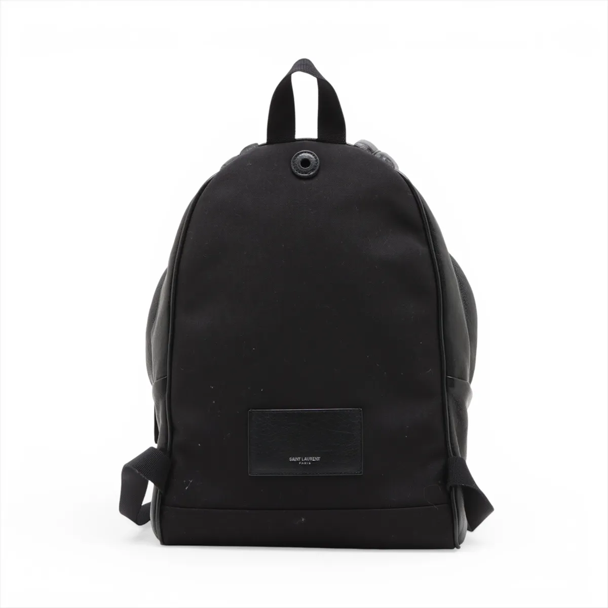 City Canvas x Leather Backpack/Rucksack Black 462807 — view 2