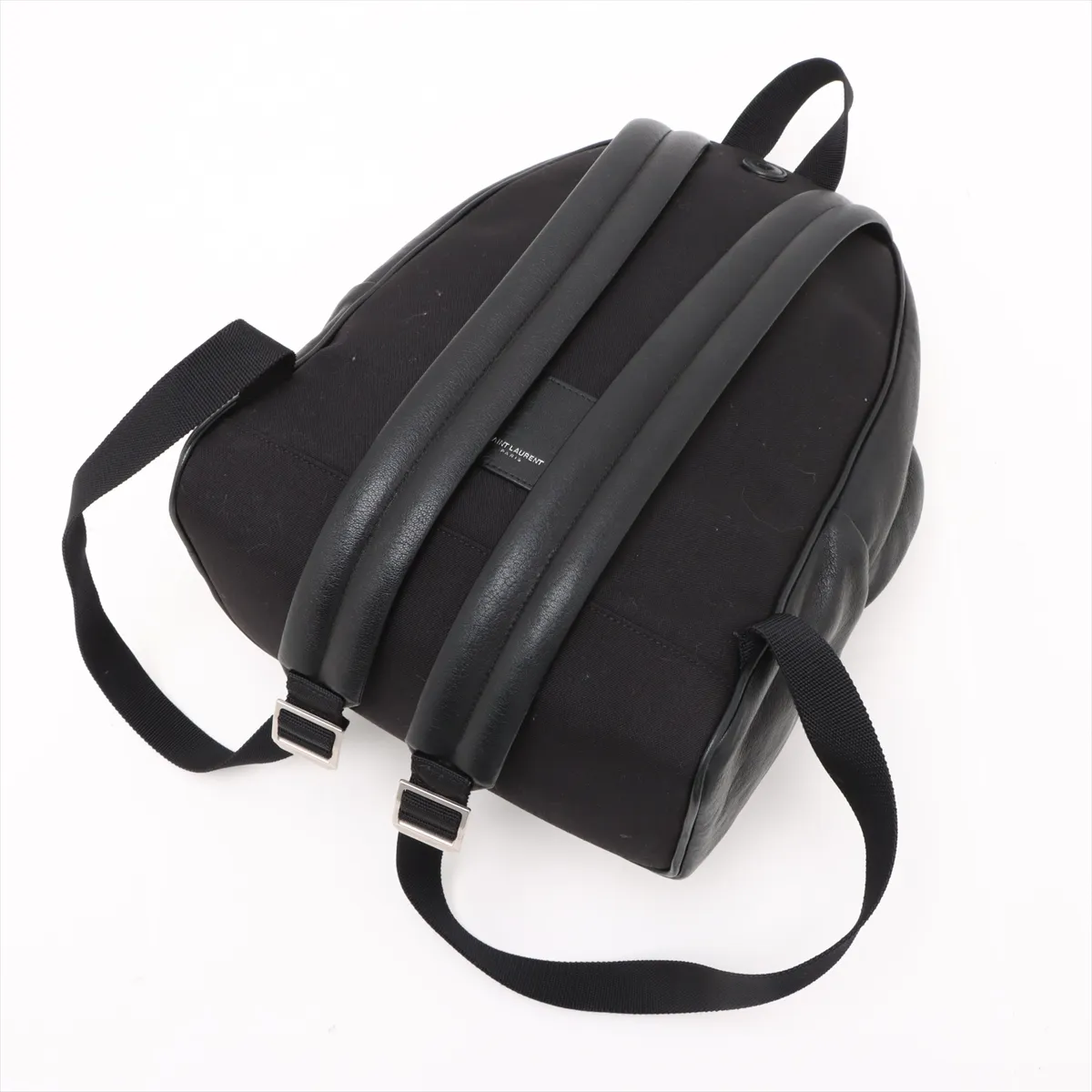 City Canvas x Leather Backpack/Rucksack Black 462807 — view 5