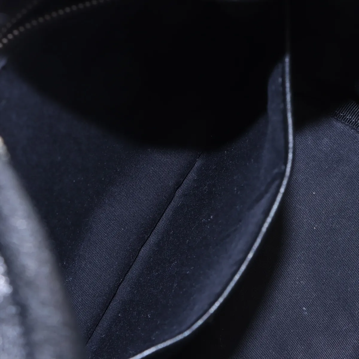 City Canvas x Leather Backpack/Rucksack Black 462807 — view 9
