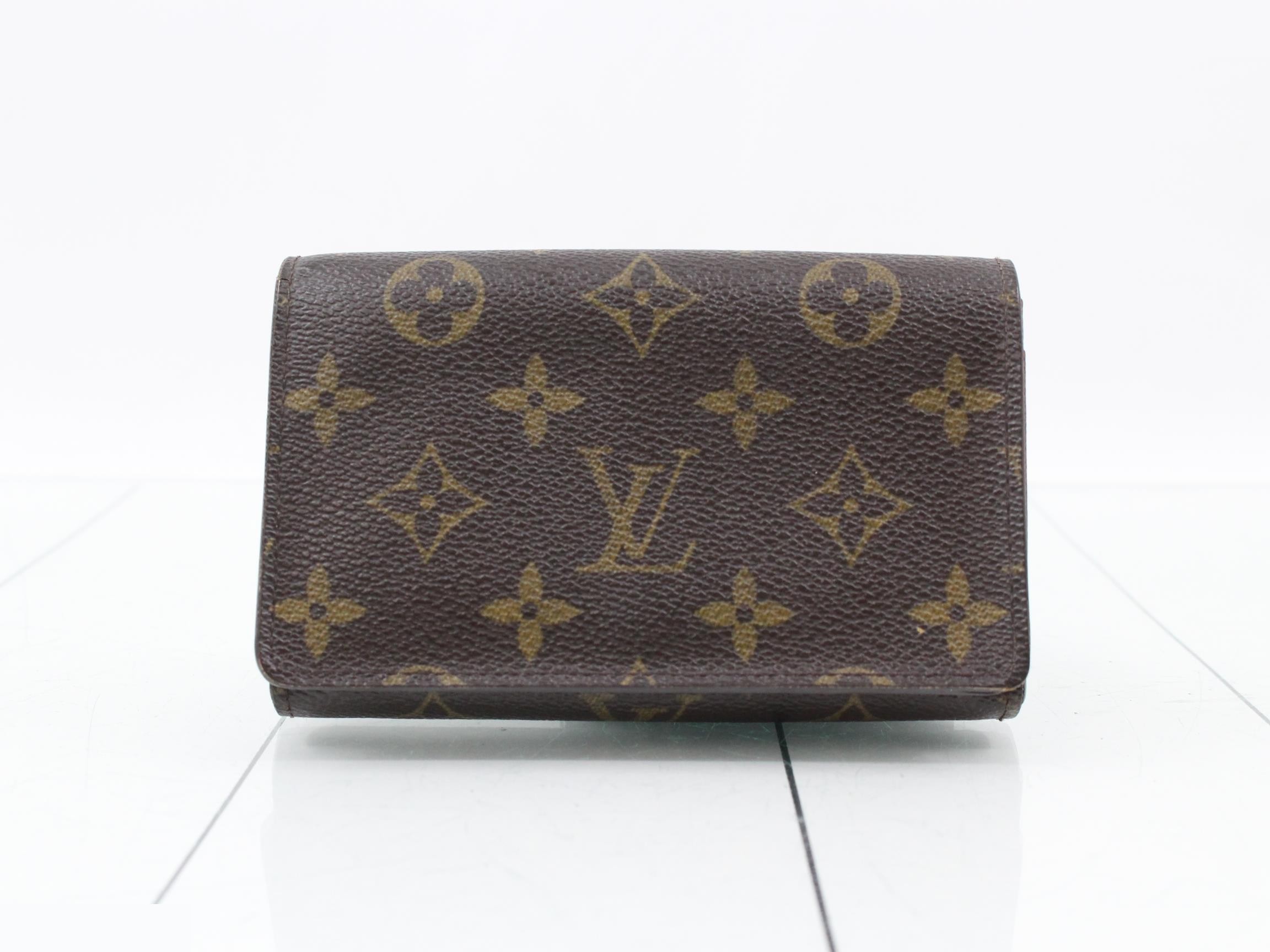 Monogram folding wallet