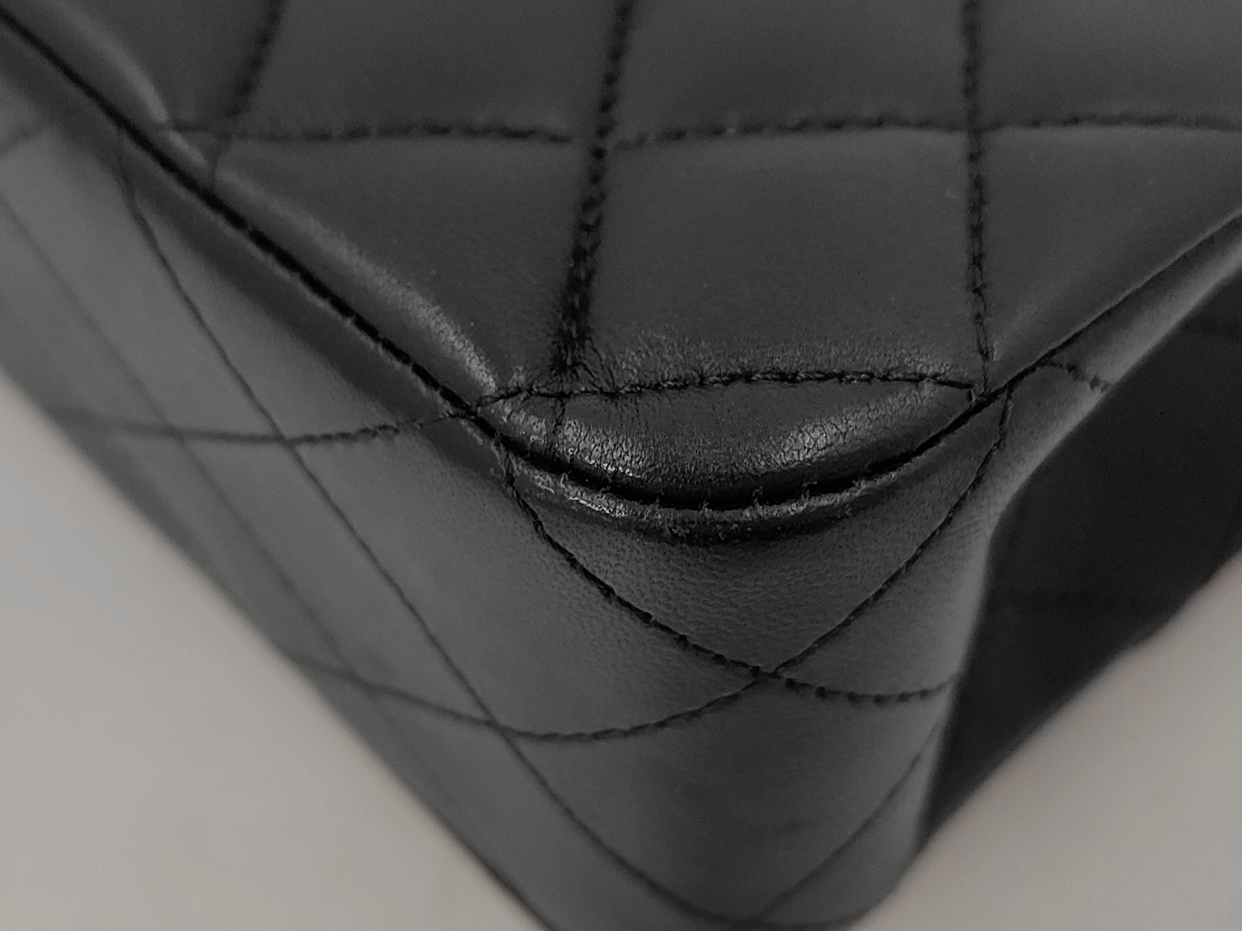 Matelassé 25 Double Flap Double Chain Lambskin Shoulder Bag — view 7