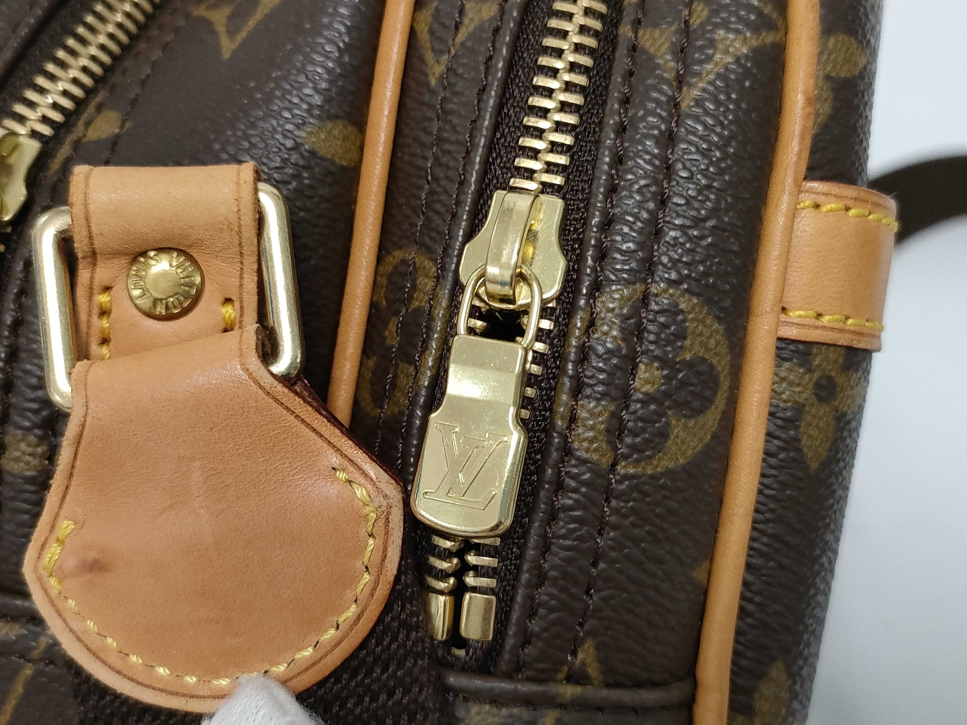 Monogram Reporter PM M45254 Brown SP0071 Shoulder Bag — view 9