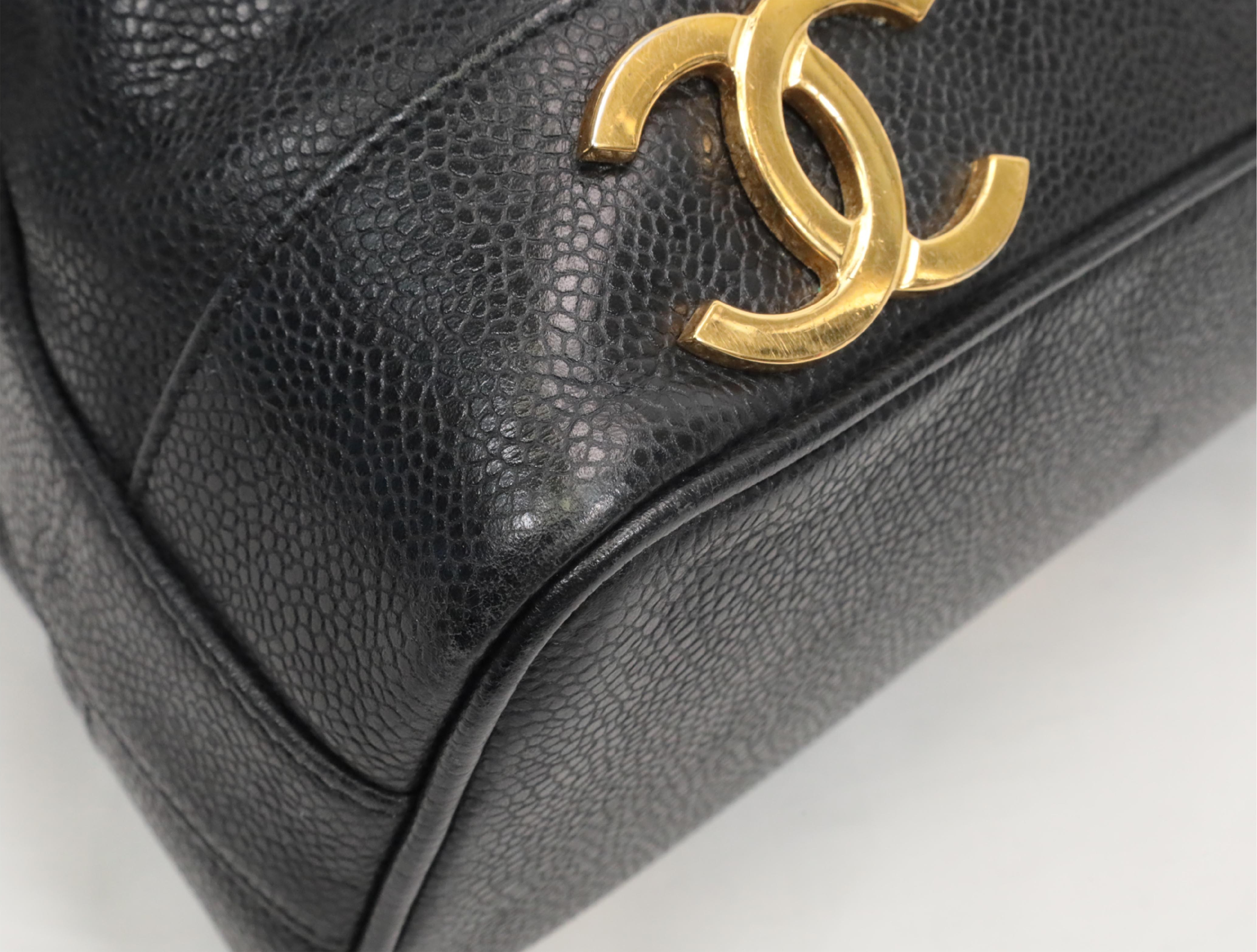 Triple Coco Caviar Shoulder Bag — view 3
