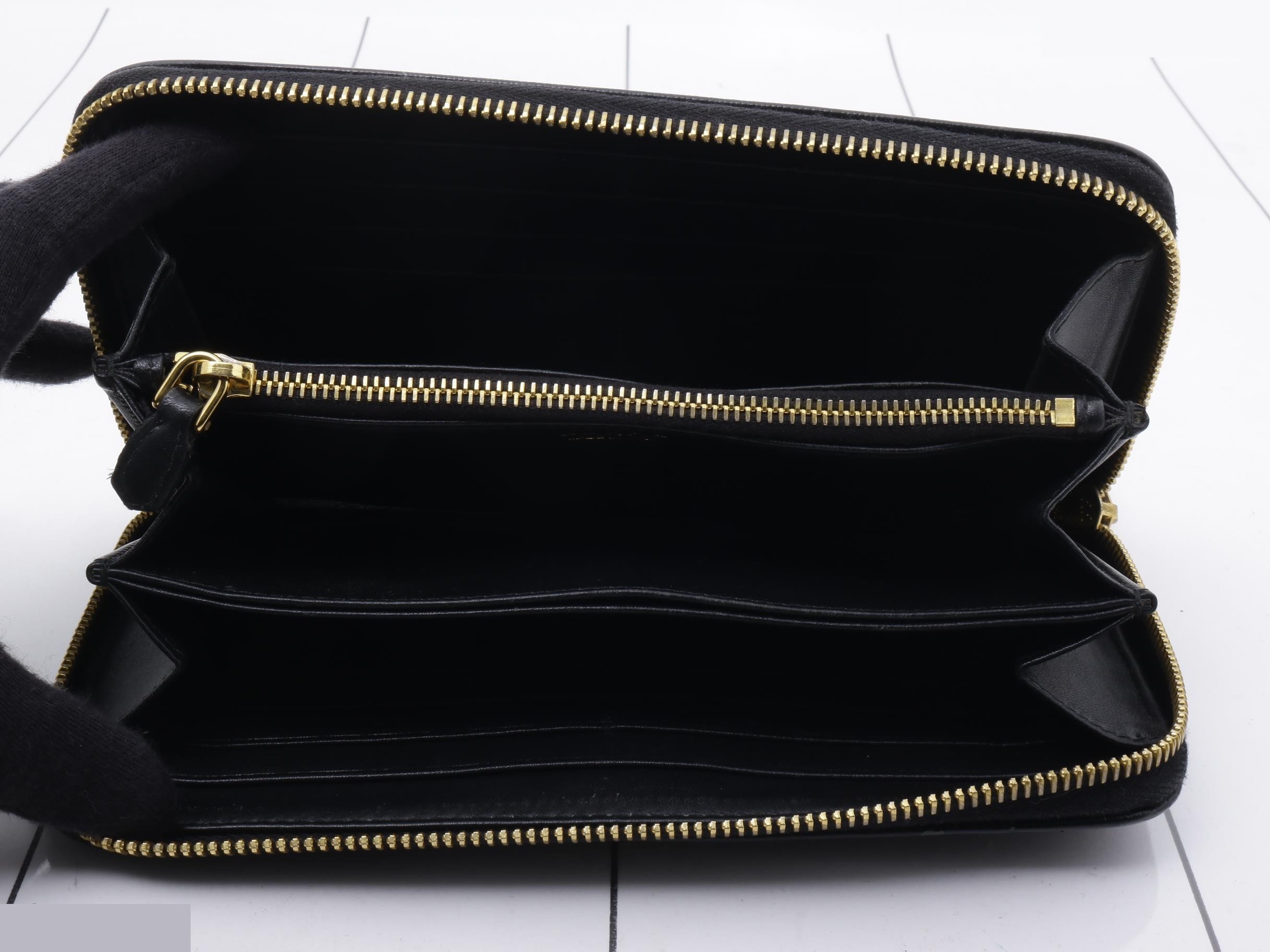 Long wallet, round shape, Vitello Move, black — view 4