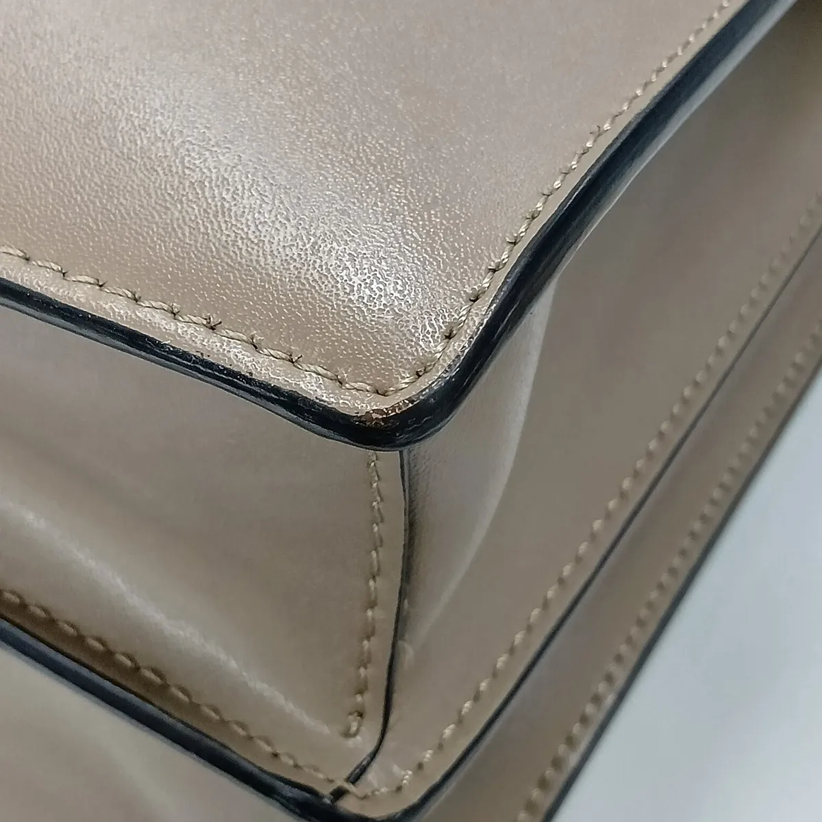 Zucca Kanai Leather 2-Way Shoulder Bag, Beige, 8BT283 — view 13