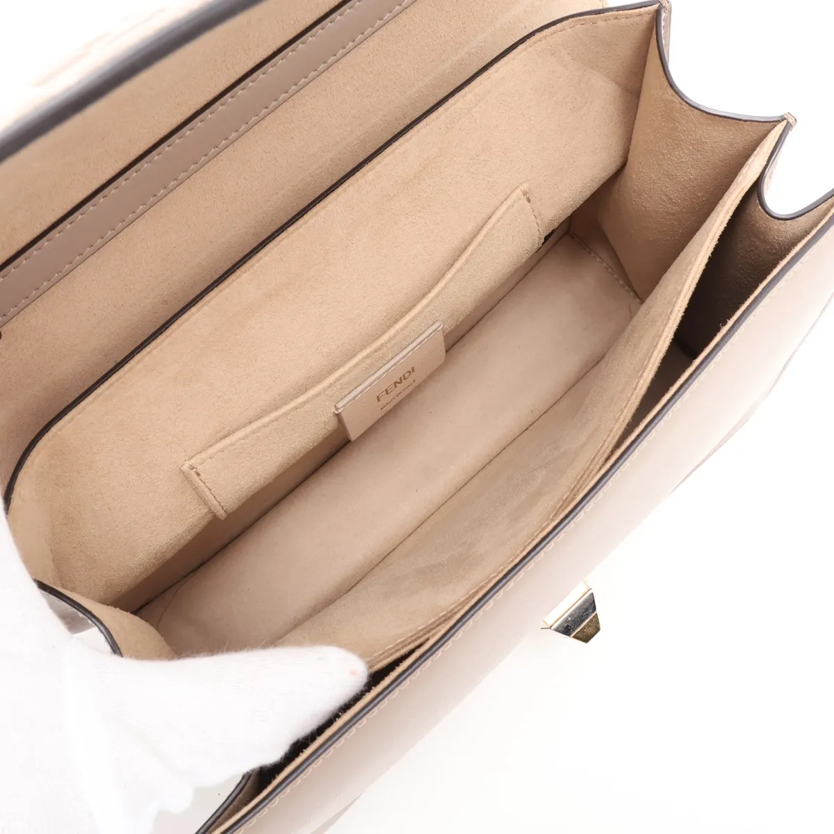 Zucca Kanai Leather 2-Way Shoulder Bag, Beige, 8BT283 — view 9