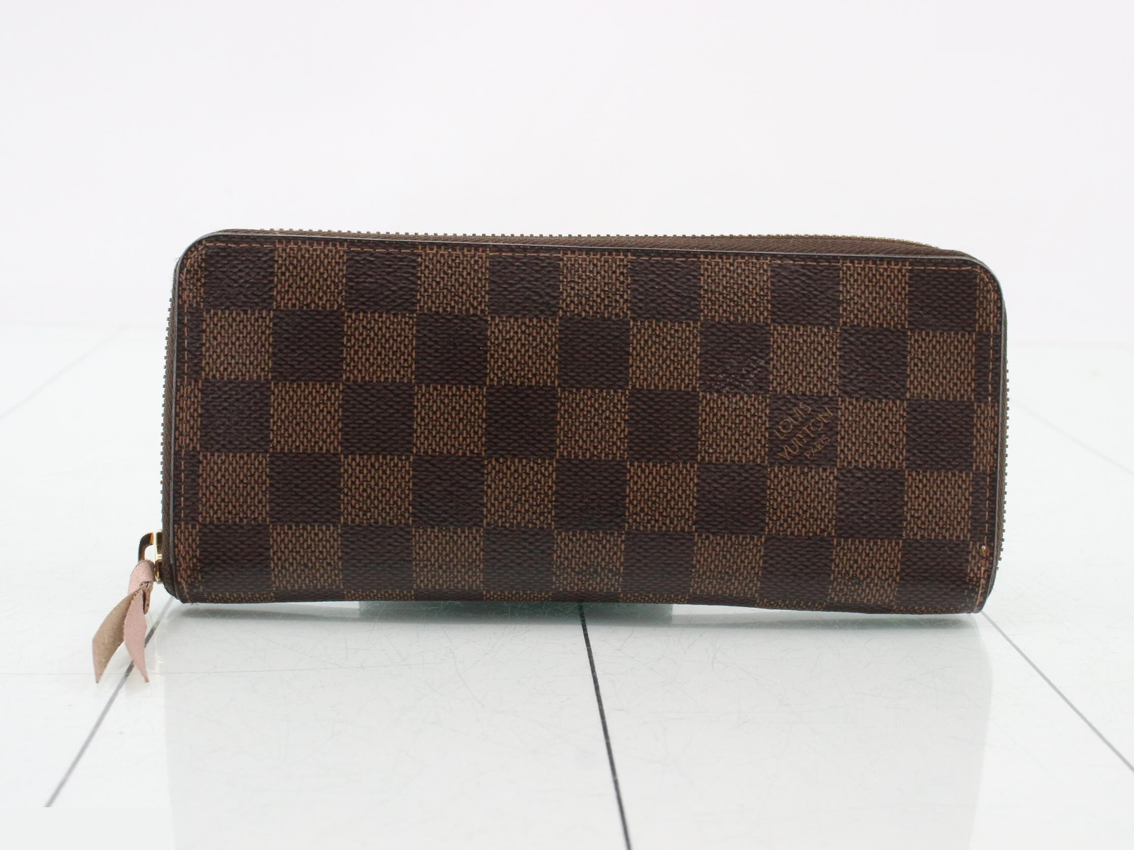 Damier Portefeuille Clemence Rose Ballerine