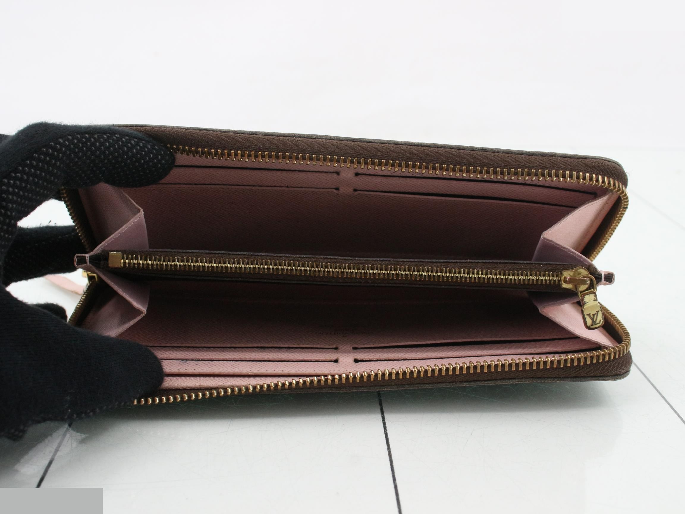 Damier Portefeuille Clemence Rose Ballerine — view 4
