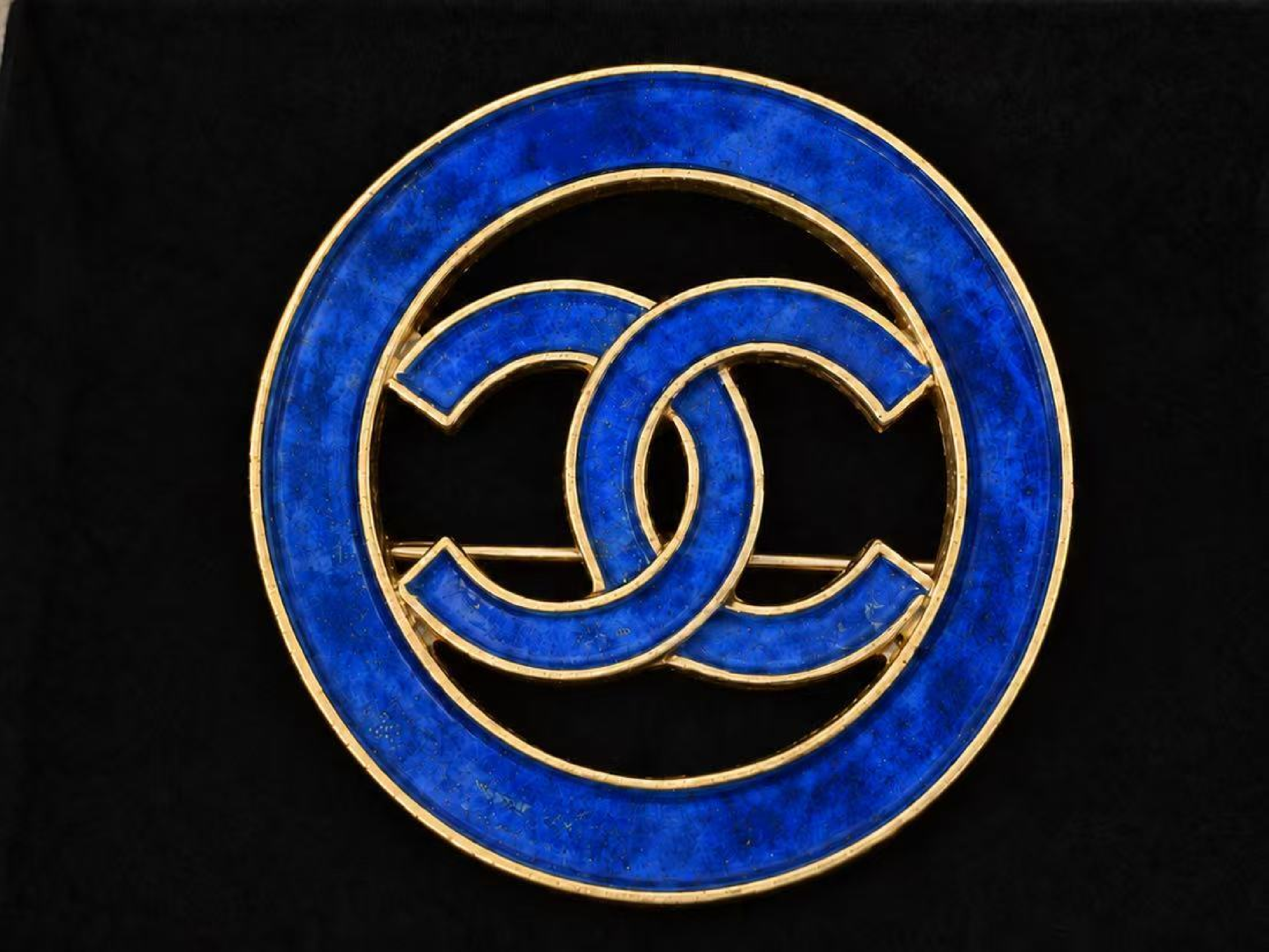 Coco Mark Gold Brooch — view 4
