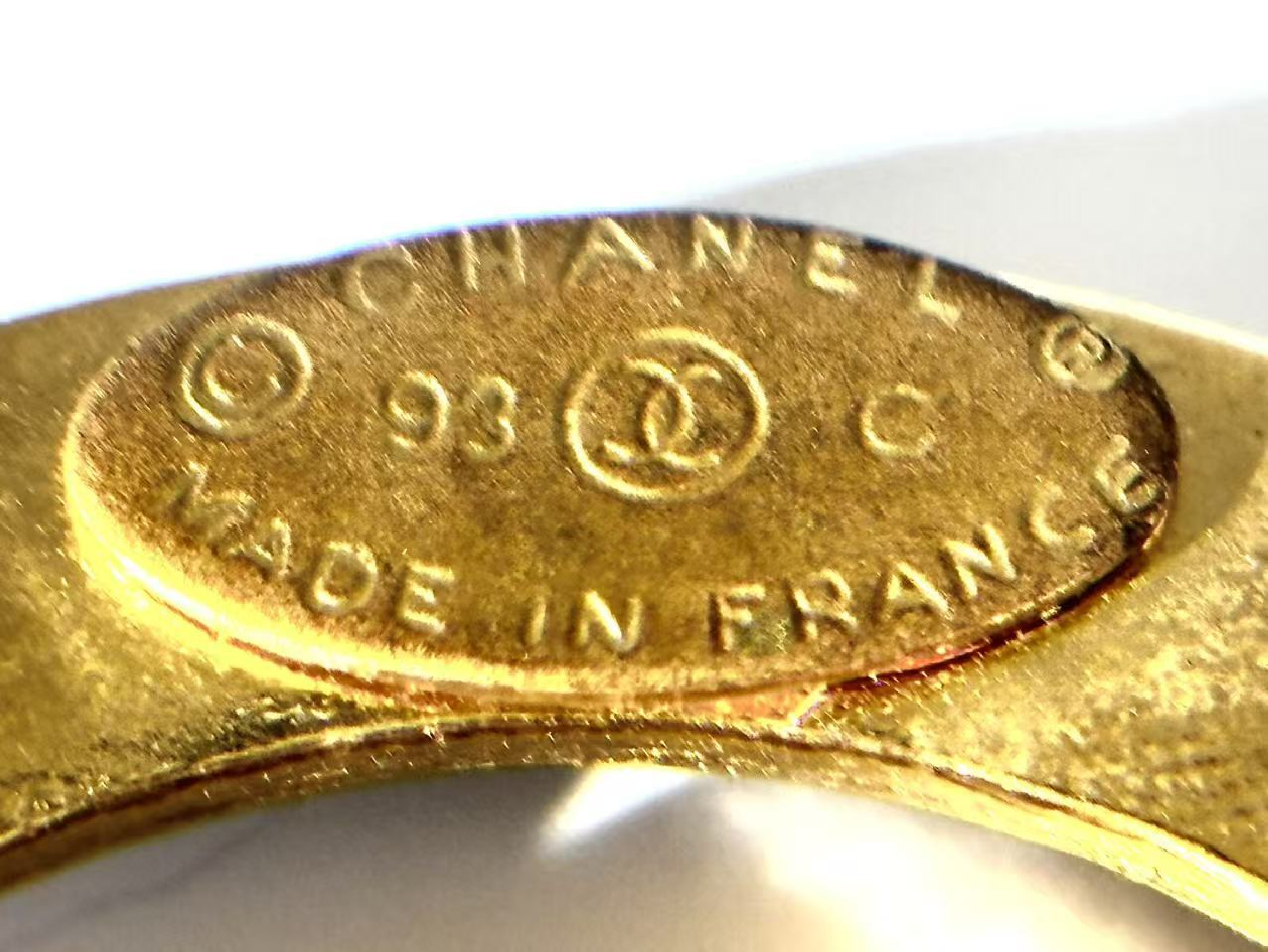 Coco Mark Gold Brooch — view 8