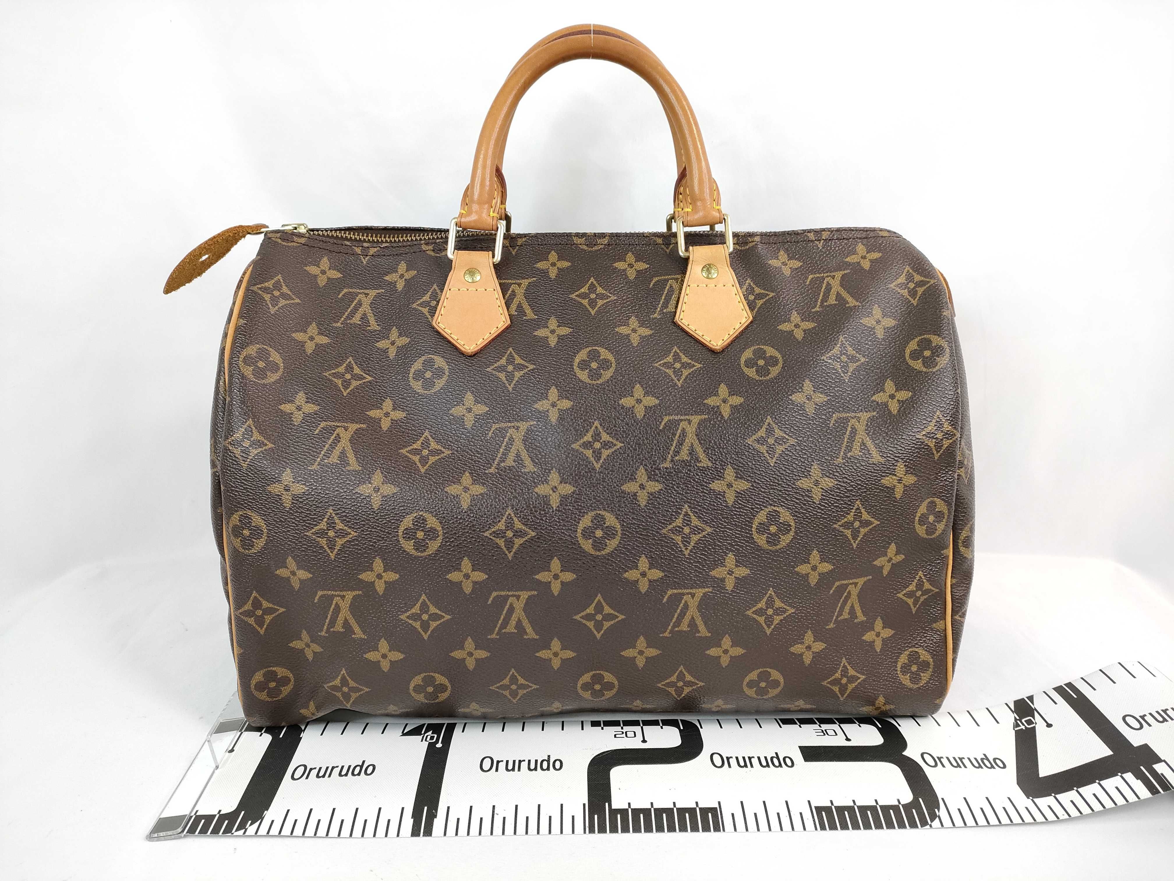Monogram Speedy 35 M41524 SP1020 Brown Boston Bag — view 2
