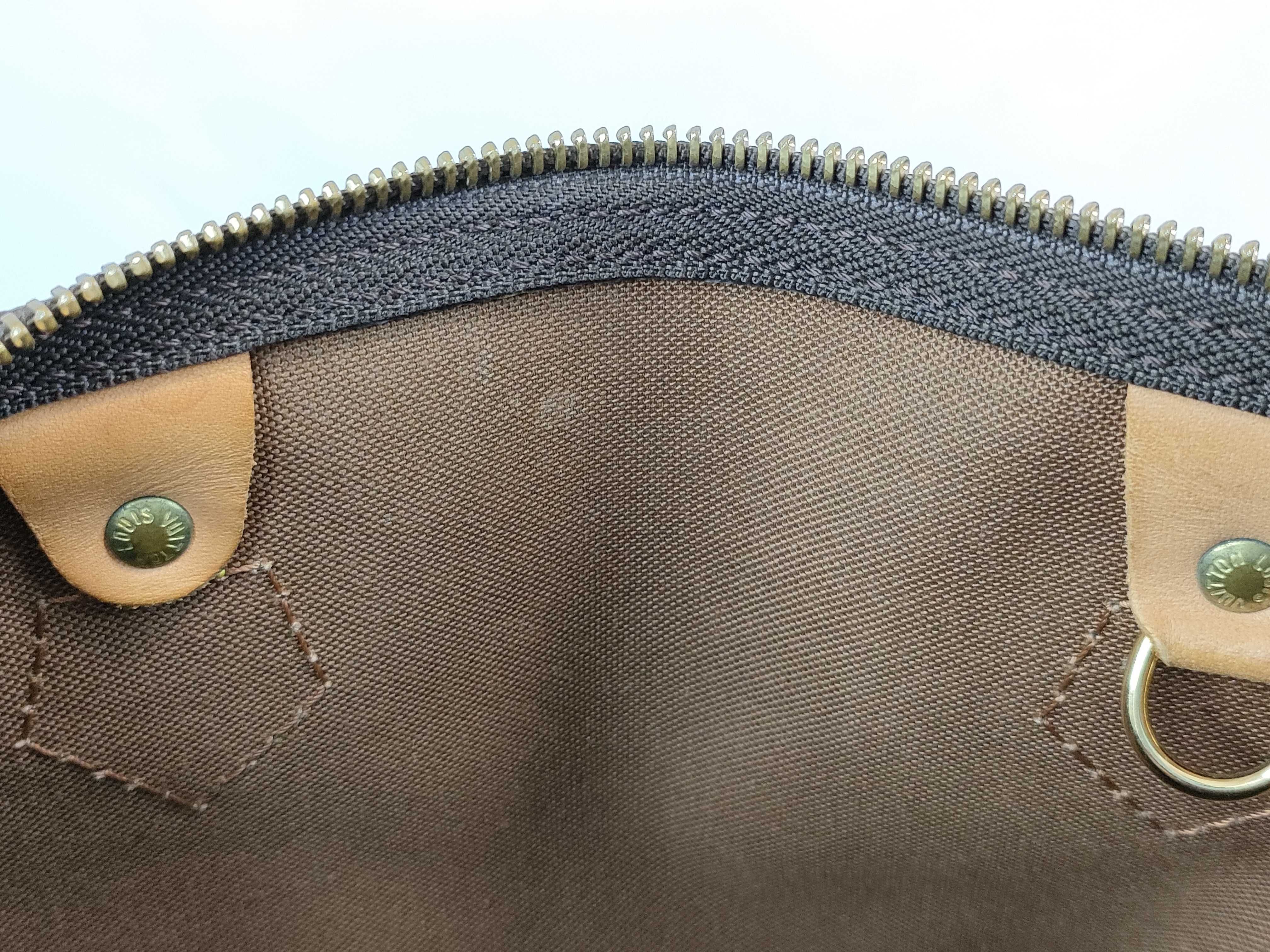 Monogram Speedy 35 M41524 SP1020 Brown Boston Bag — view 9