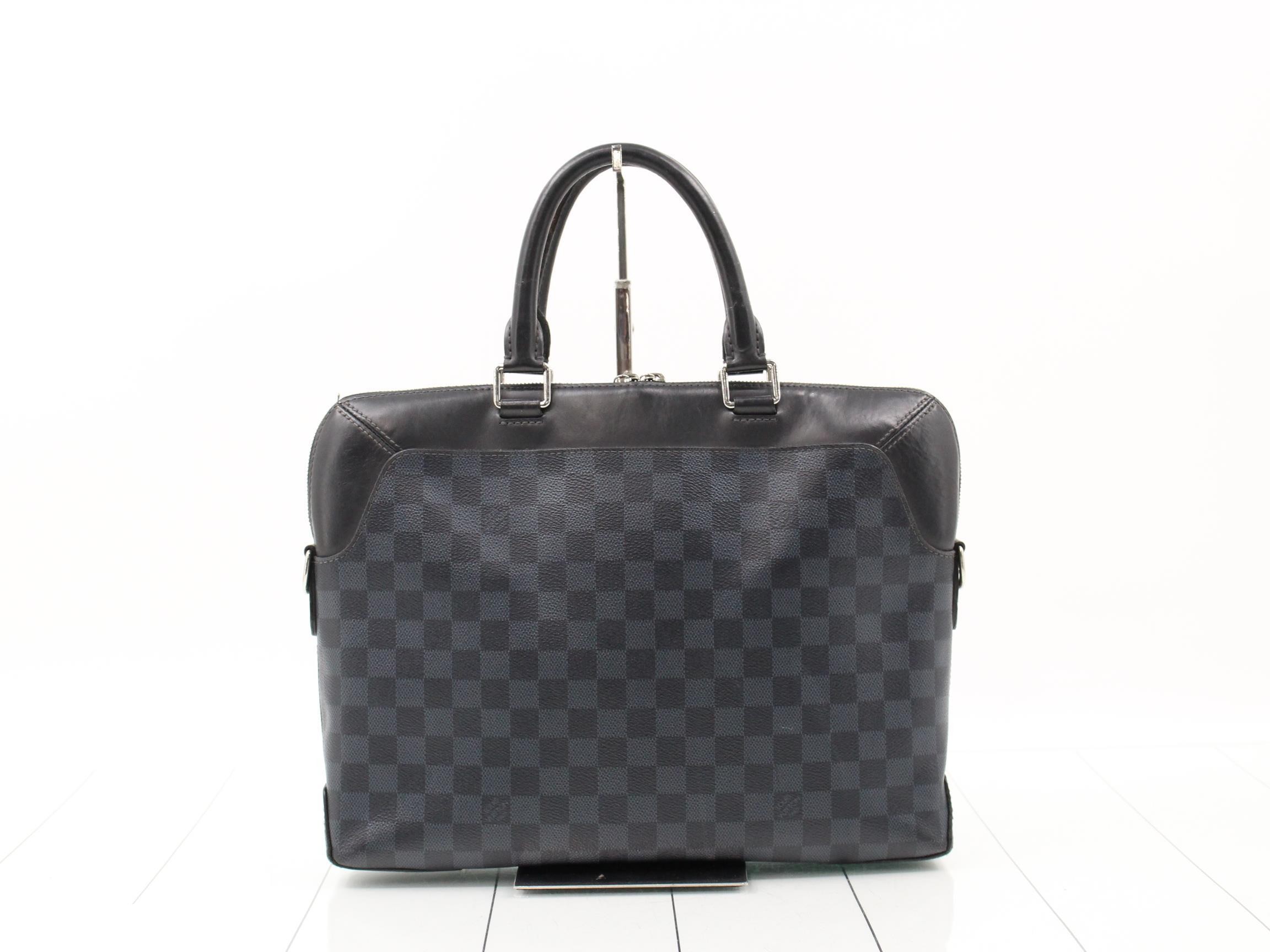 Oliver Briefcase, Damier Cobalt — view 2