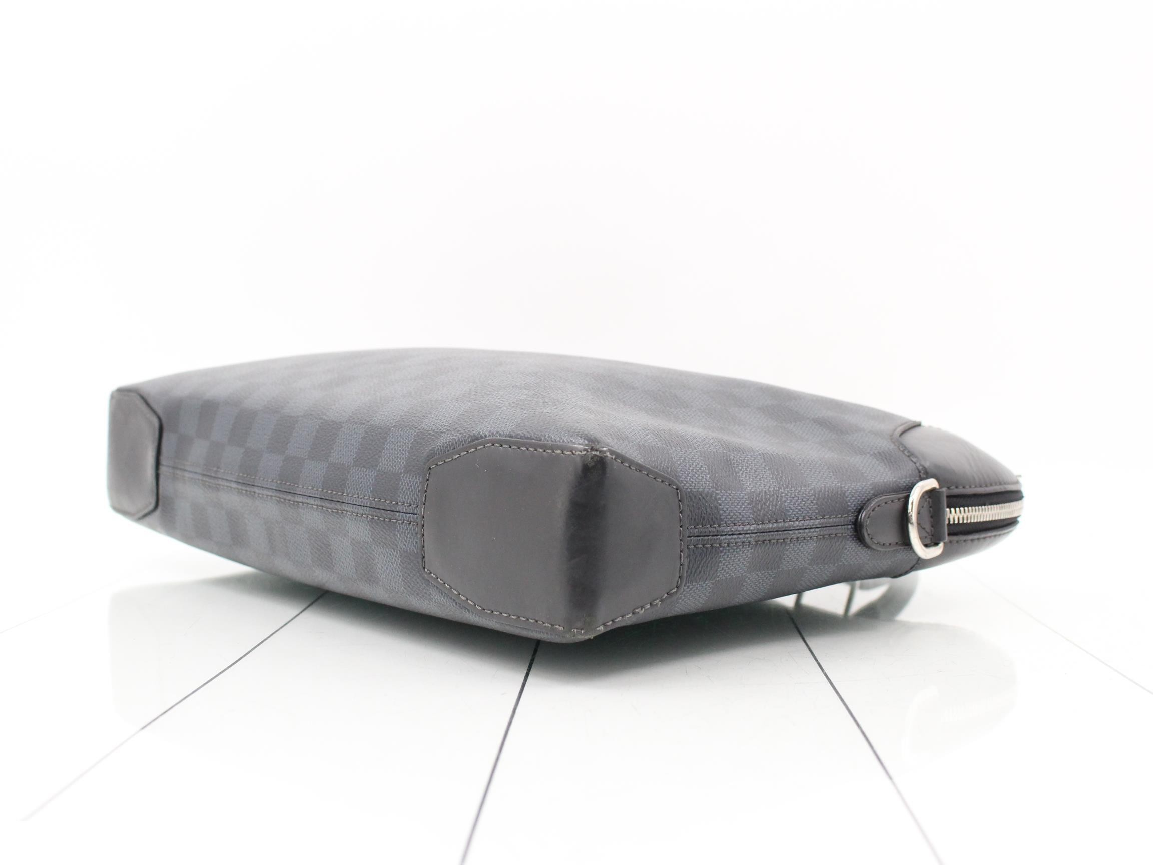 Oliver Briefcase, Damier Cobalt — view 6