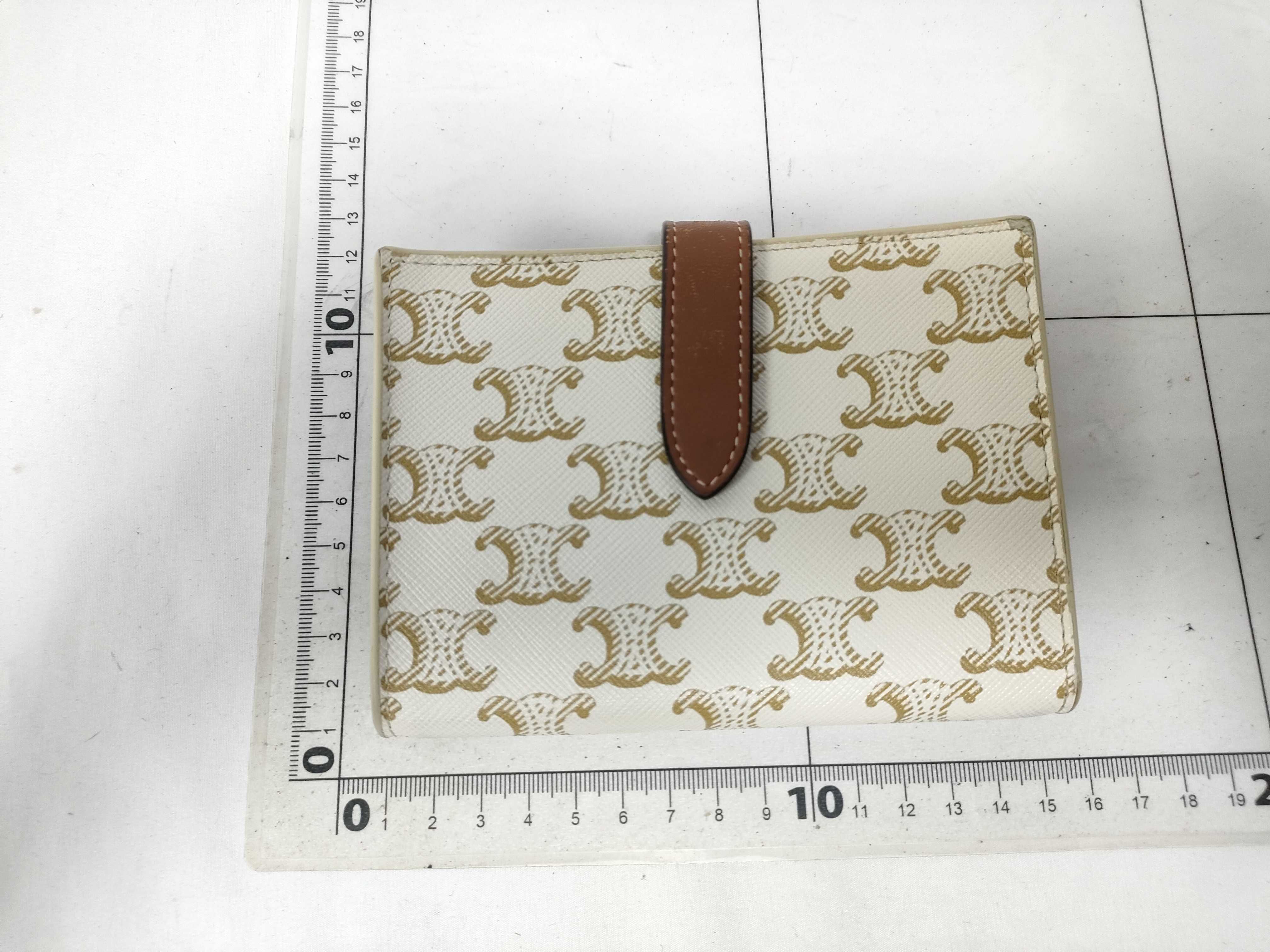 medium strap wallet white wallet — view 2