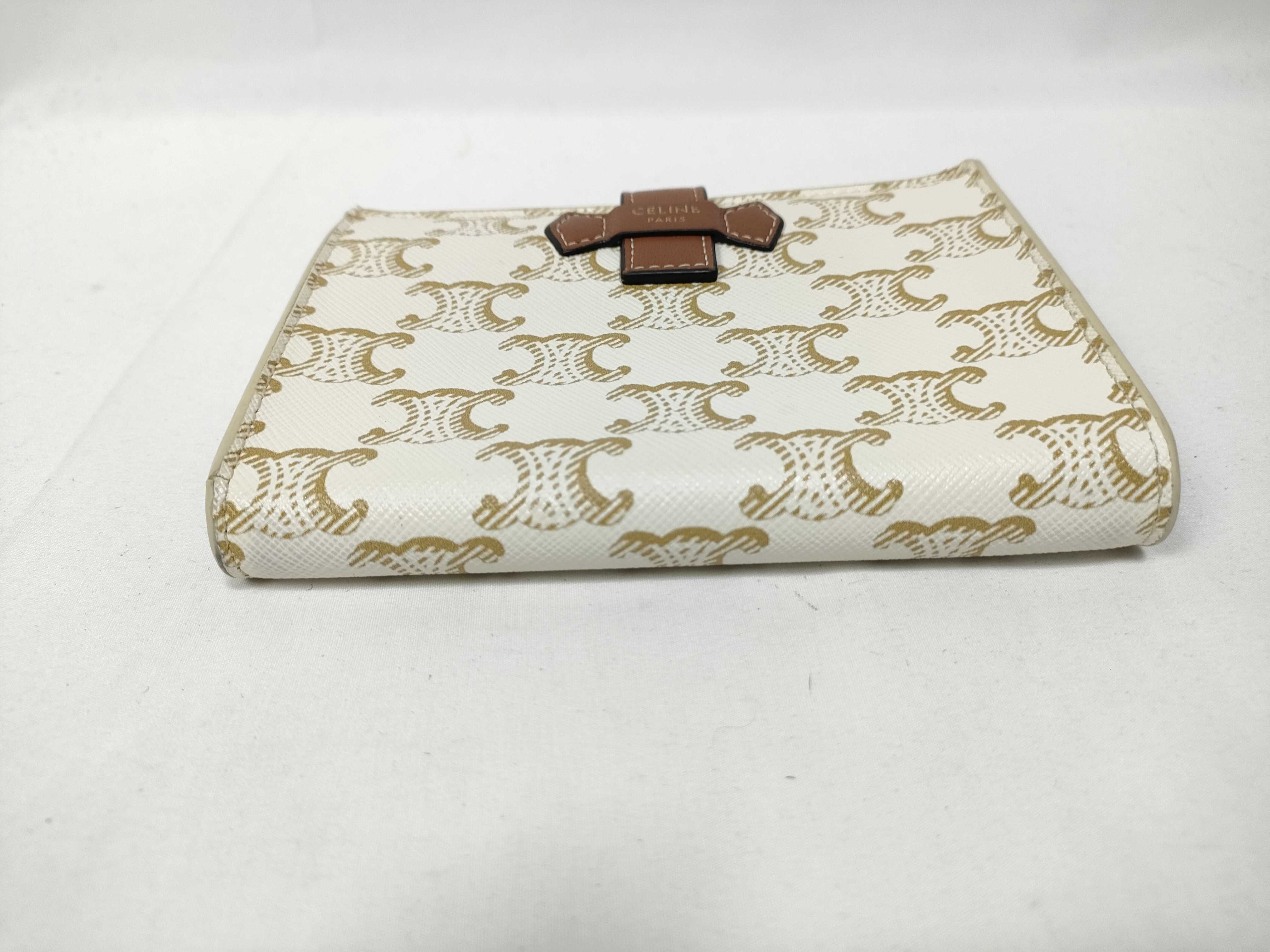 medium strap wallet white wallet — view 4
