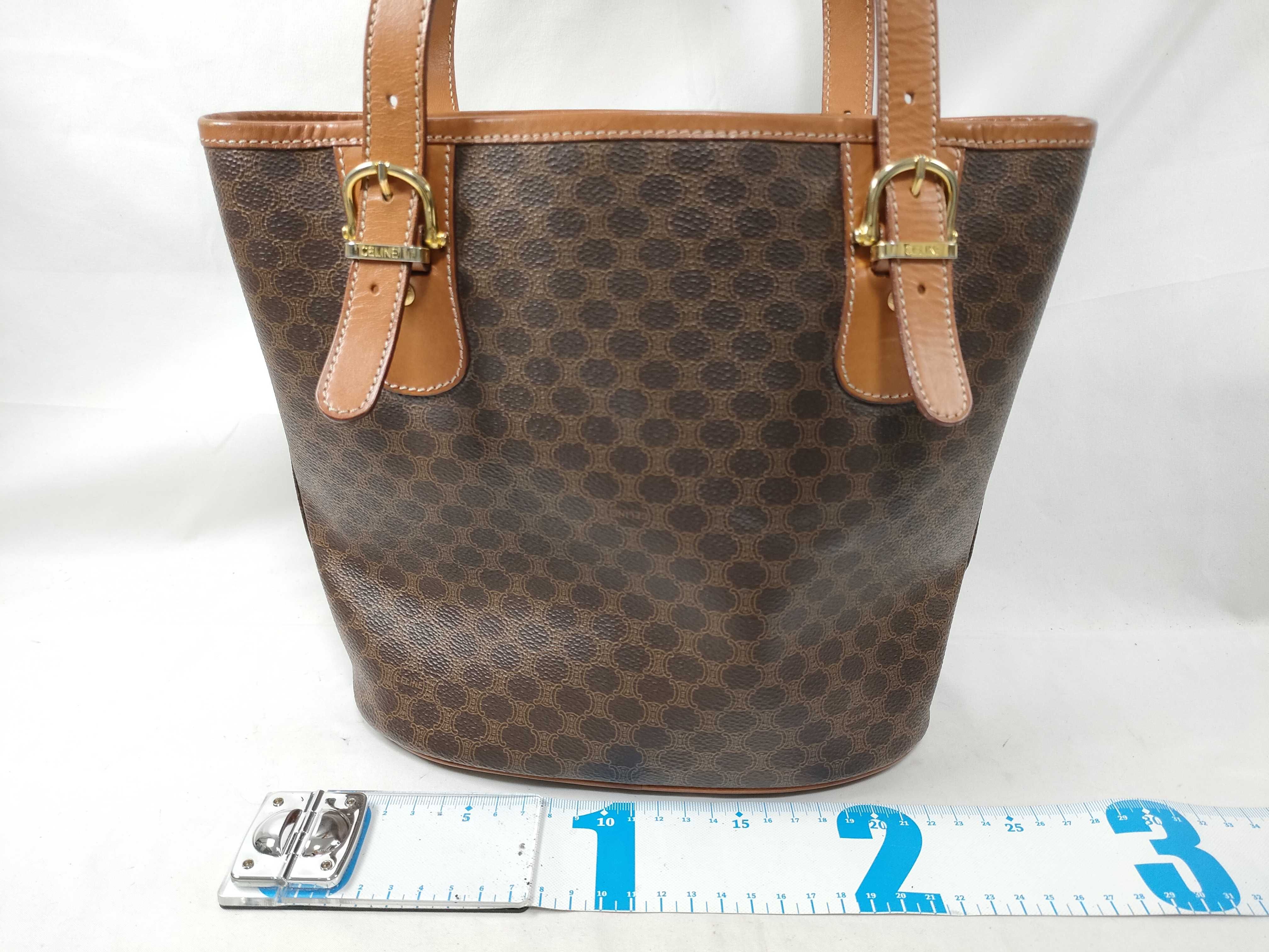 Macadam pattern bucket-shaped handbag — view 2