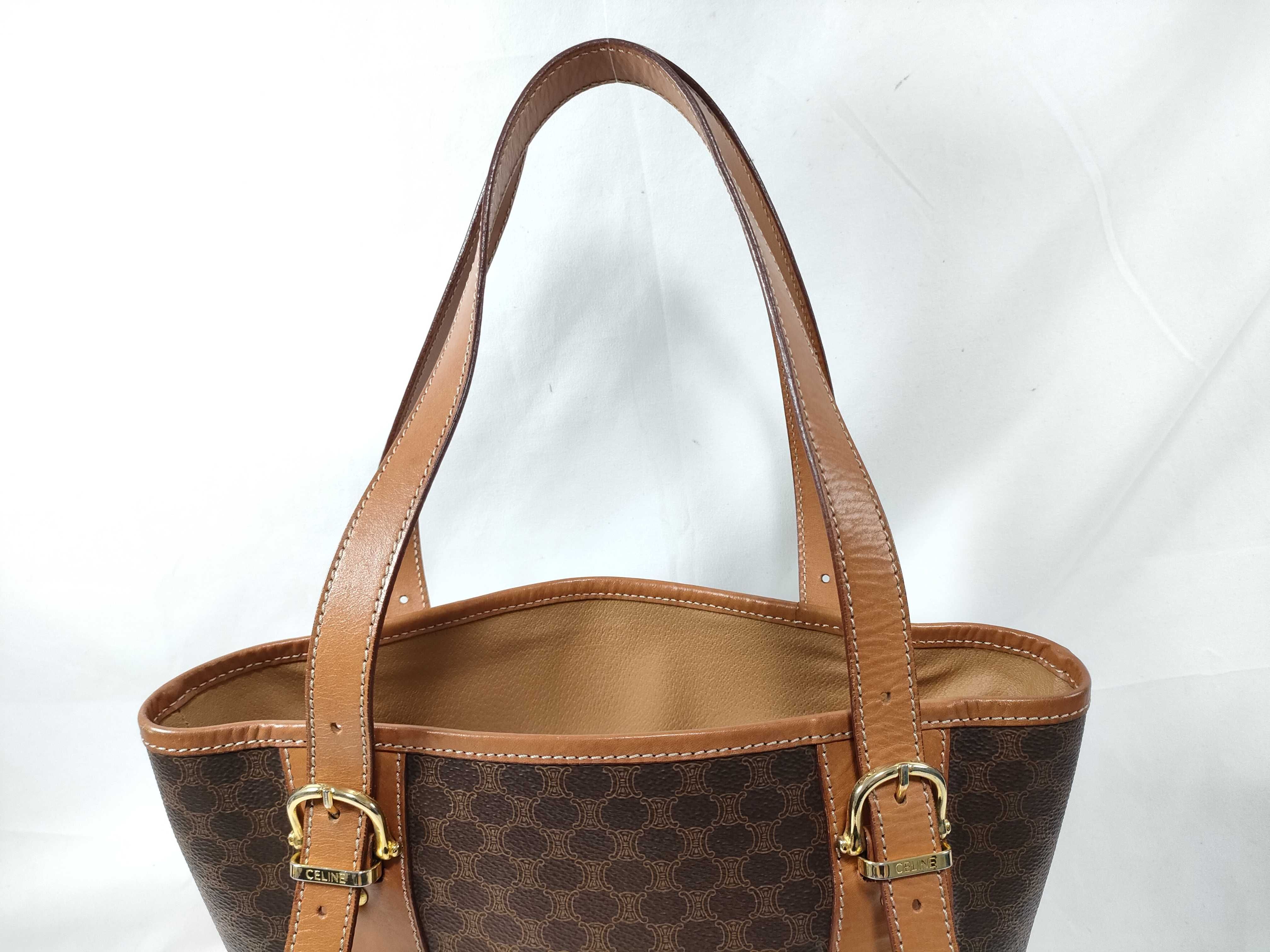 Macadam pattern bucket-shaped handbag — view 3