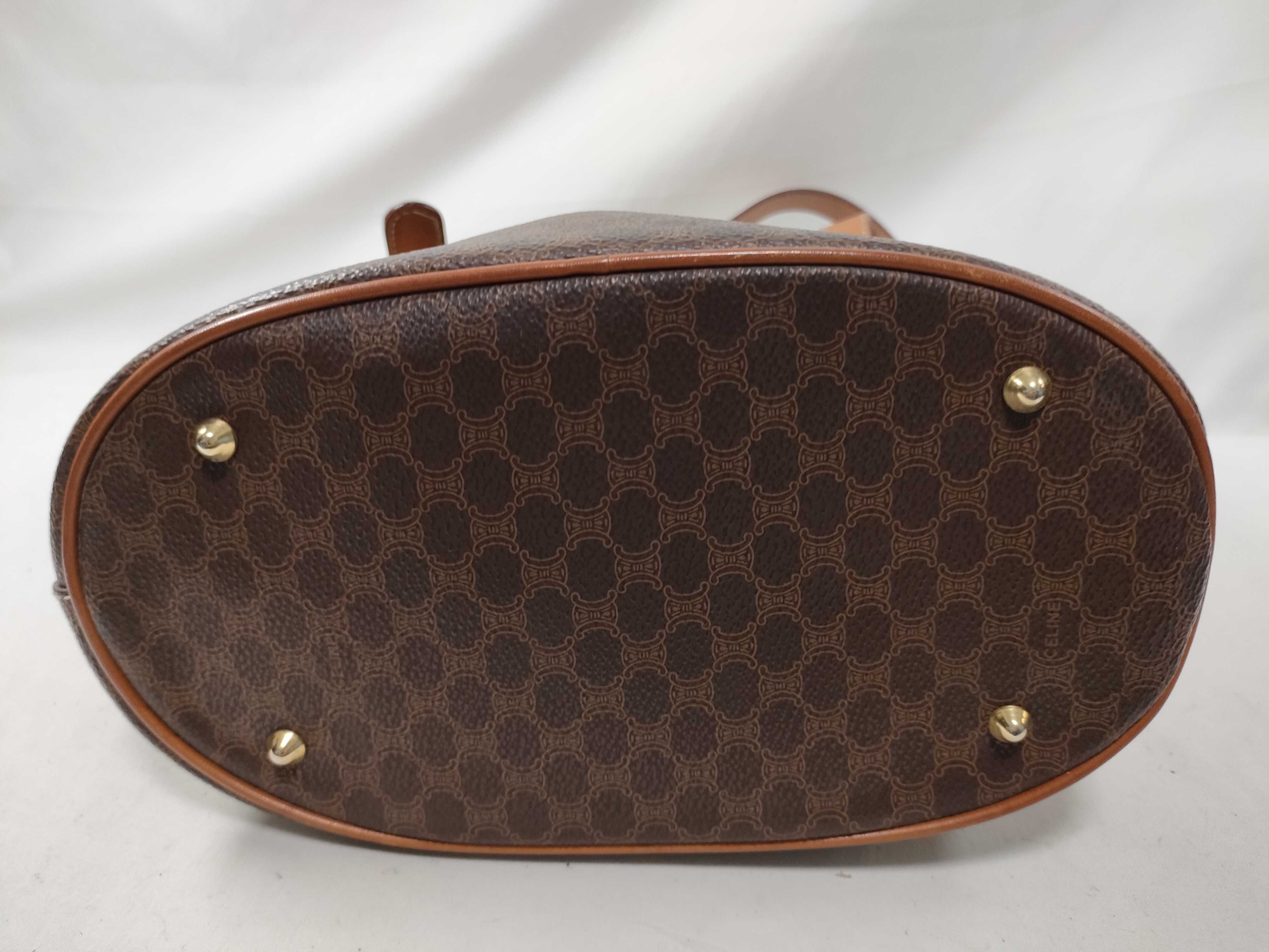 Macadam pattern bucket-shaped handbag — view 6