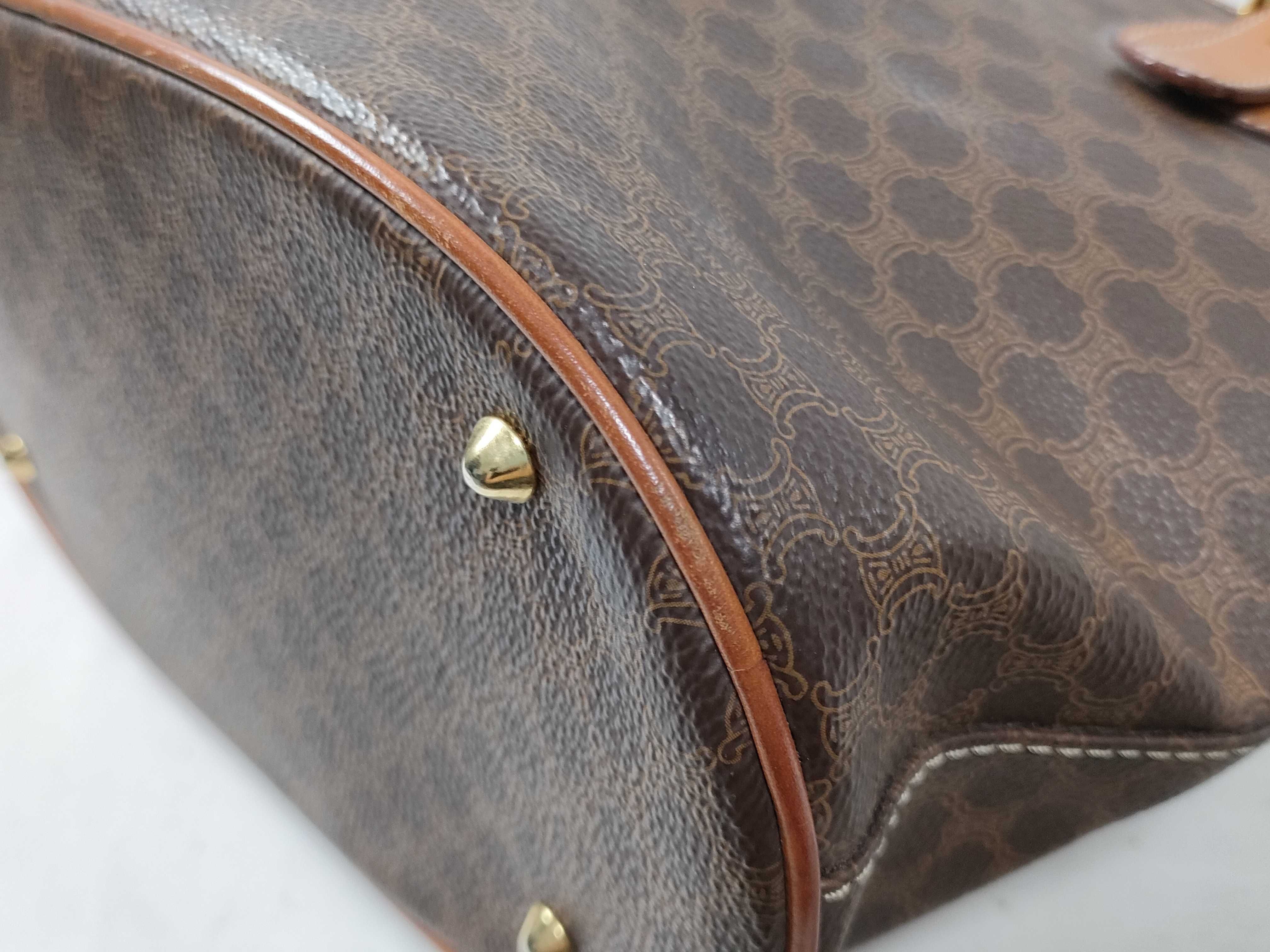 Macadam pattern bucket-shaped handbag — view 7