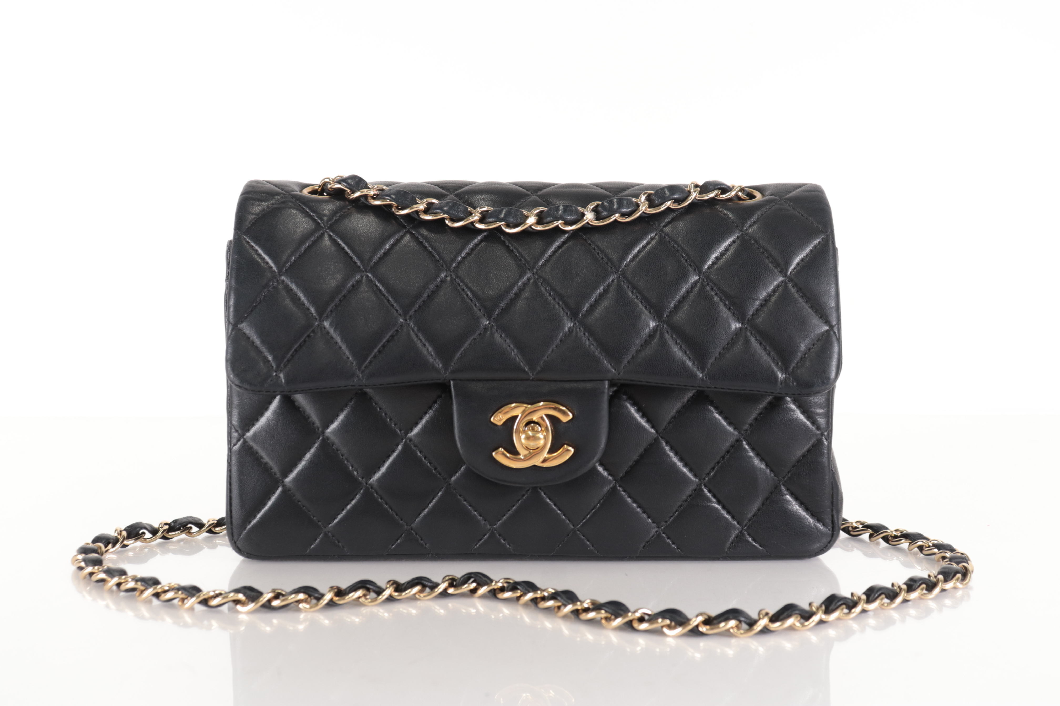 W-Flap 23 Lambskin Chain Shoulder Bag (Serial Number 7) — view 2