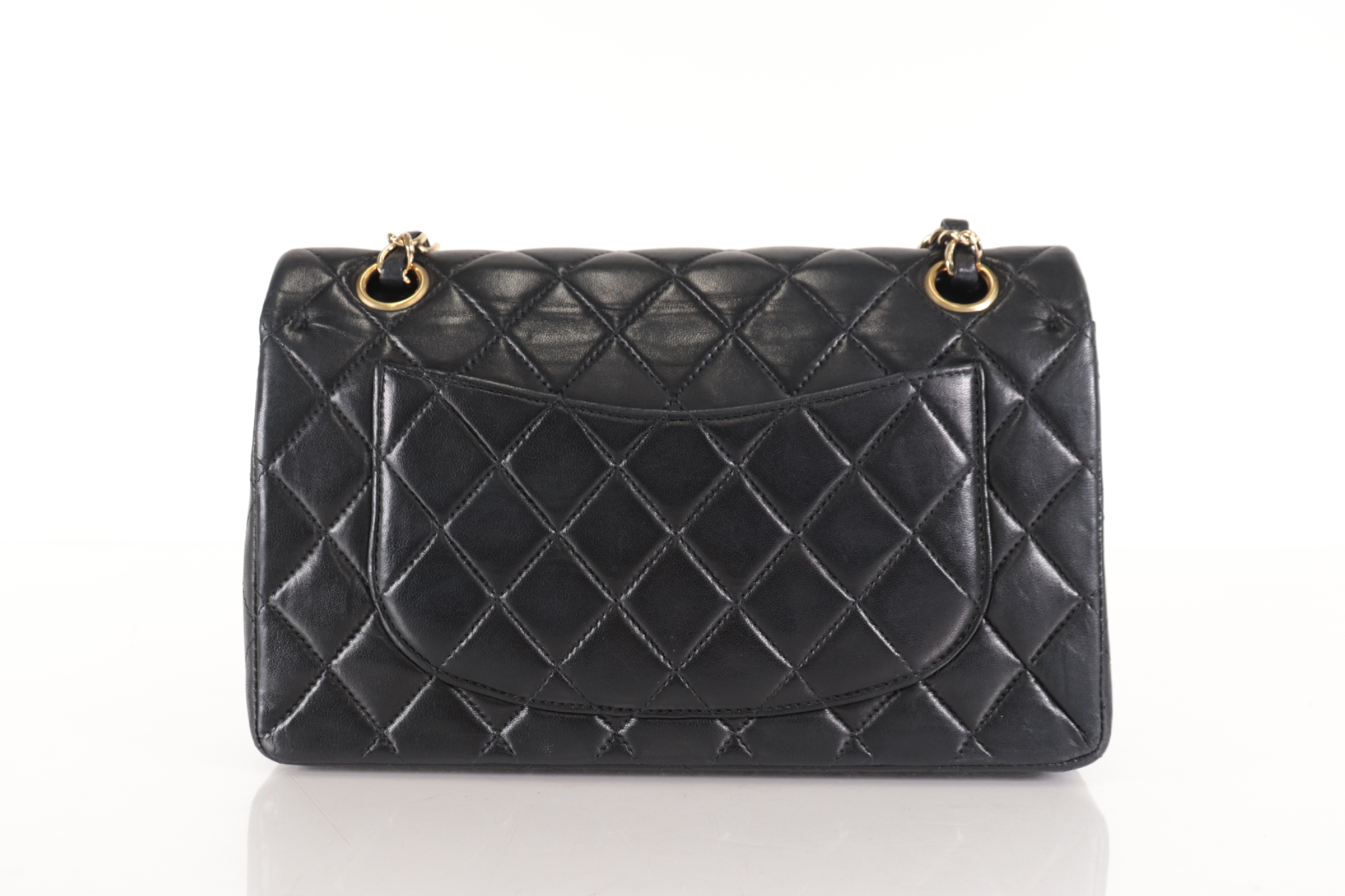 W-Flap 23 Lambskin Chain Shoulder Bag (Serial Number 7) — view 3