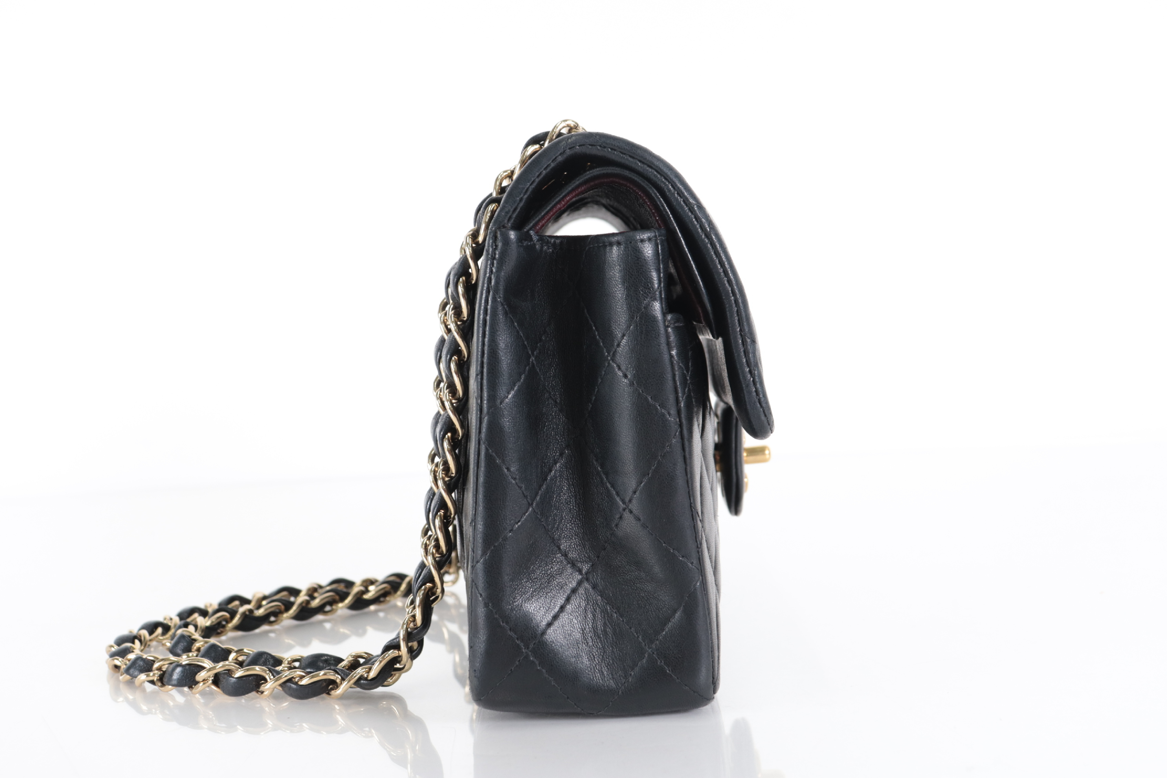 W-Flap 23 Lambskin Chain Shoulder Bag (Serial Number 7) — view 4