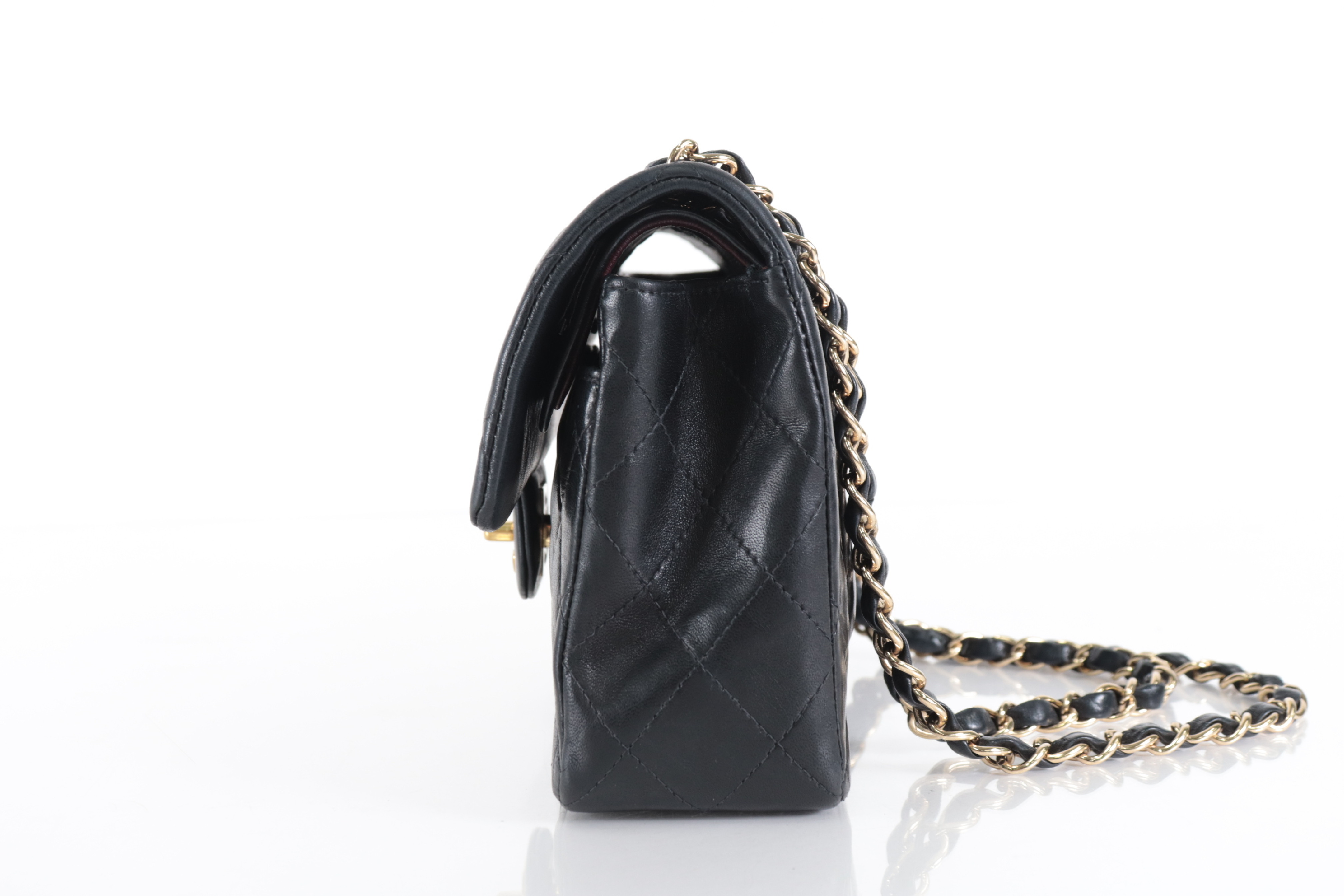 W-Flap 23 Lambskin Chain Shoulder Bag (Serial Number 7) — view 5