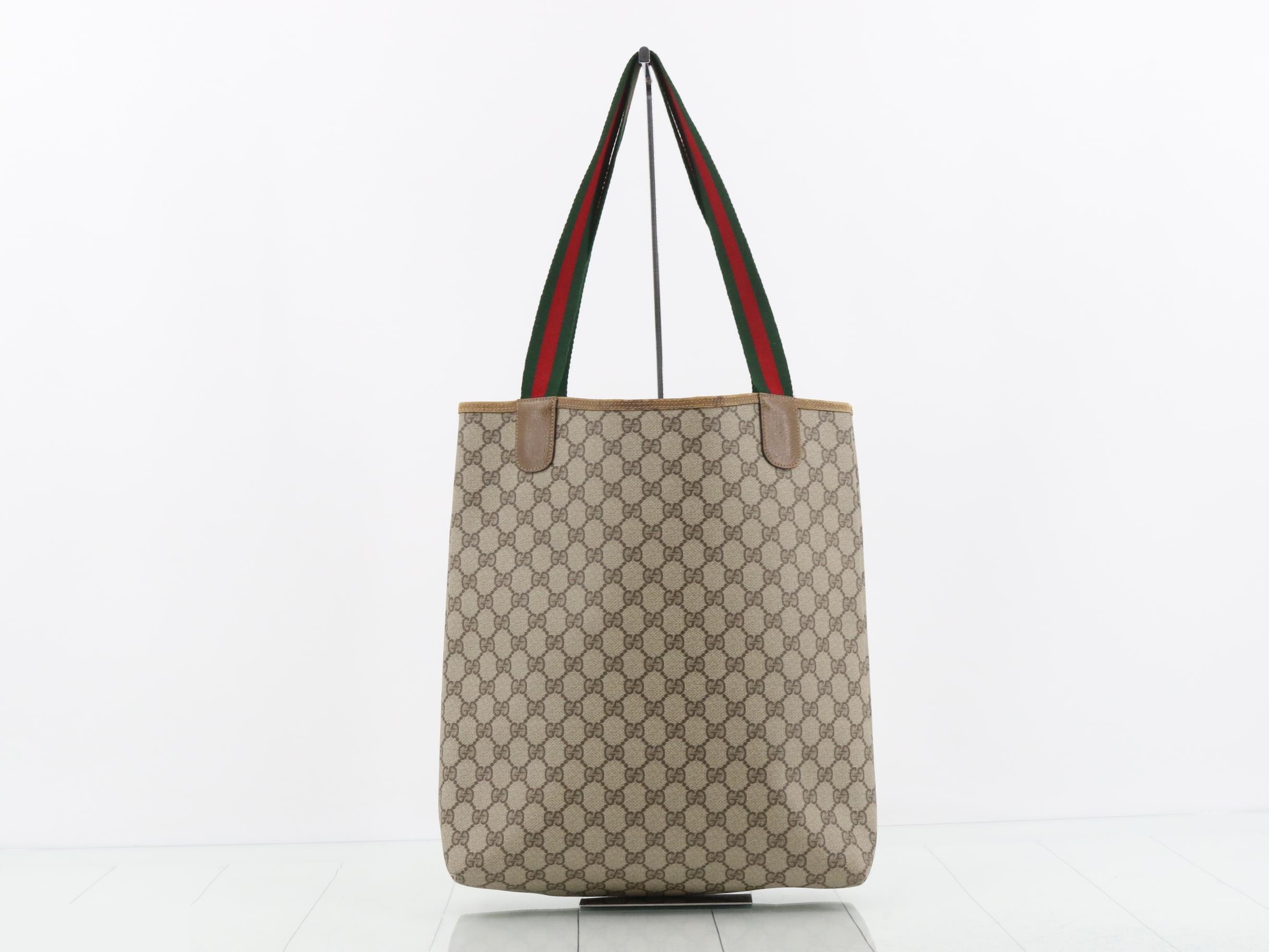 Tote bag, GG Supreme, Old Gucci, Sherry — view 2