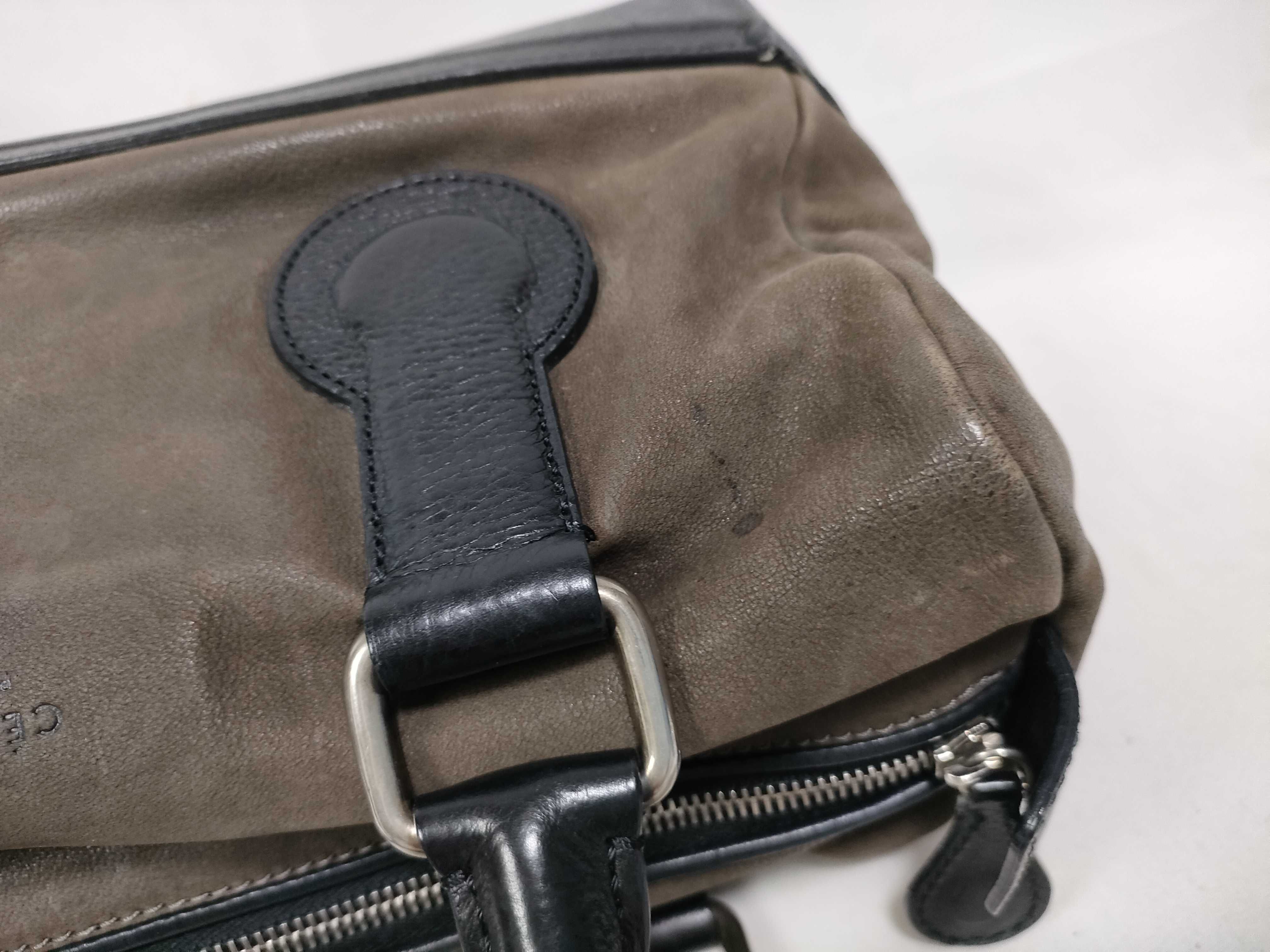handbag, leather, black, brown. — view 11